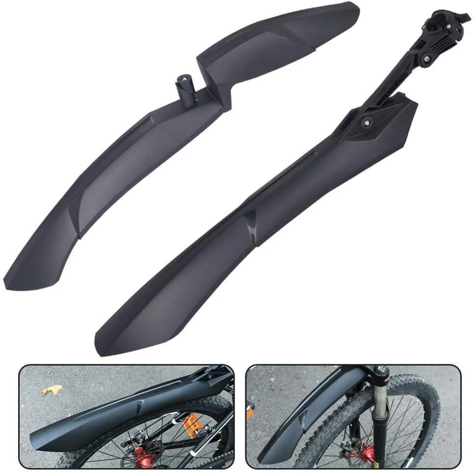 گلگیر دوچرخه، گلگیر دوچرخه سواری، گلگیر دوچرخه برقی، گلگیر دوچرخه برای دوچرخه کوهستان سایز ۲۴ ۲۶ ۲۷.۵ ۲۹ اینچ، گلگیر چرخ جلو/عقب با طول و عرض اضافی و شیار عمیق