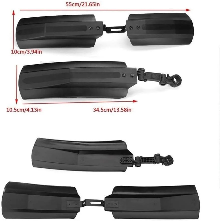 گلگیر دوچرخه، گلگیر دوچرخه سواری، گلگیر دوچرخه الکترونیکی، گلگیر دوچرخه برفی 26 اینچی، گلگیر دوچرخه چاق 2 عددی گلگیر جلو عقب برای دوچرخه های MTB دوچرخه سواری
