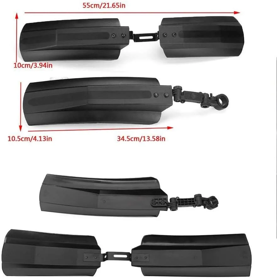 گلگیر دوچرخه، گلگیر دوچرخه سواری، گلگیر دوچرخه برقی، 2 عدد گلگیر دوچرخه 20 اینچ 26 اینچ گلگیر جلو عقب برای دوچرخه ها گلگیر دوچرخه سواری