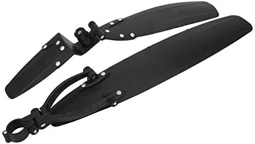 گلگیر دوچرخه، گلگیرهای دوچرخه سواری، گلگیر دوچرخه الکترونیکی، مجموعه گلگیرهای دوچرخه 20-26 اینچی پلاستیکی قابل تنظیم برای دوچرخه کوهستان با قابلیت رهاسازی سریع، گلگیرهای دوچرخه با سختی بالا و پهن و بلند