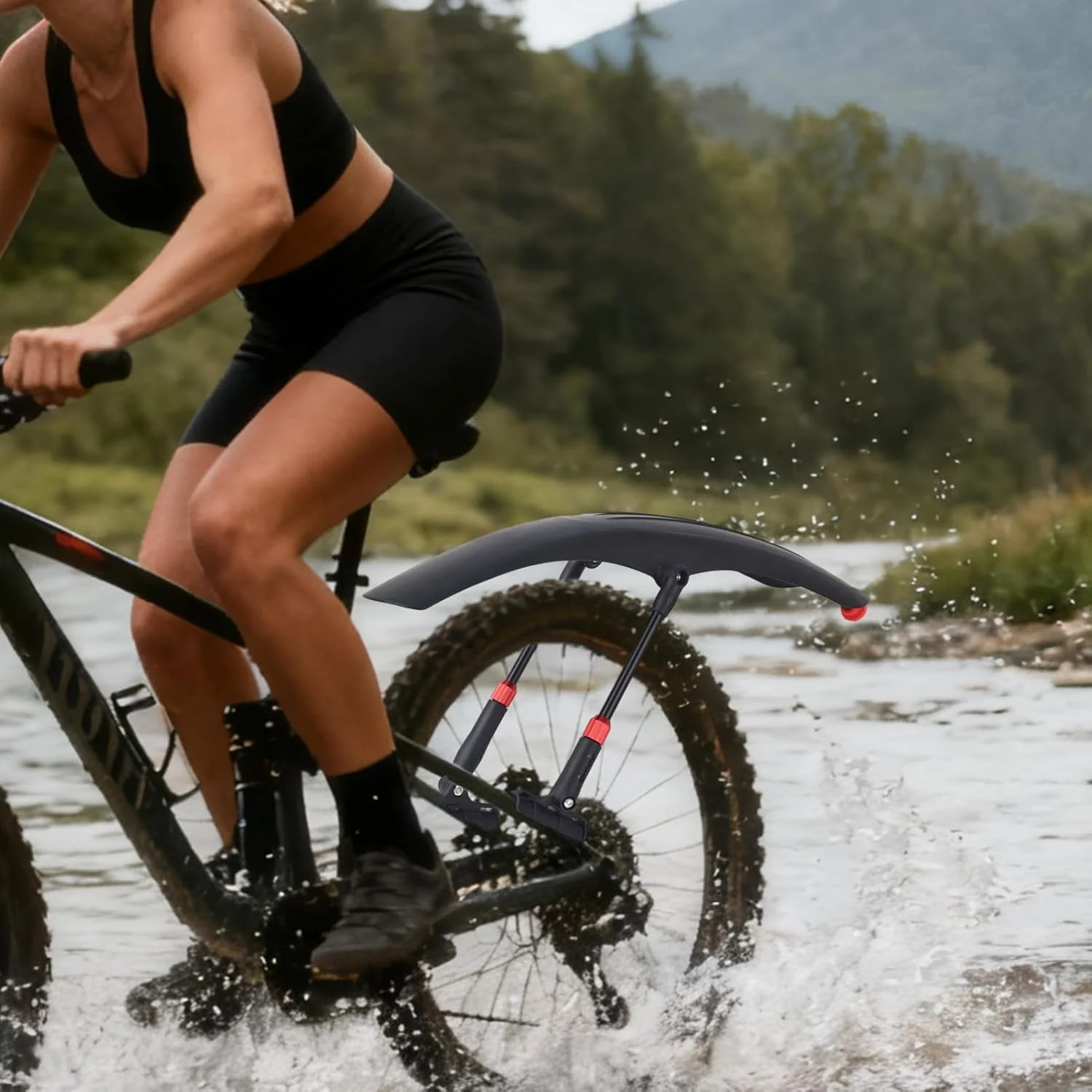 گلگیر دوچرخه کوهستان - محافظ ایمن | کیت گلگیر دوچرخه - برای دوچرخه سواری در مسیرهای کوهستانی، جاده ای، بارانی و گلی