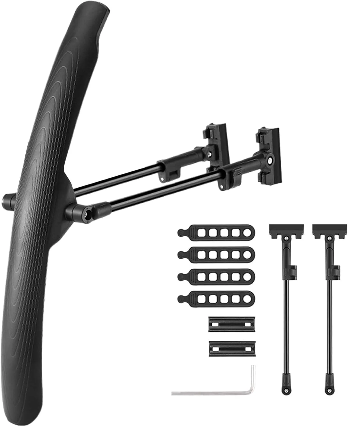 گلگیر جلو دوچرخه کوهستان - گلگیر چند منظوره سواری | گلگیر ضد ضربه با قابلیت رهاسازی سریع برای دوچرخه های خاکی، جاده ای، شهری و کوهستانی برای جلوگیری از پاشش آب