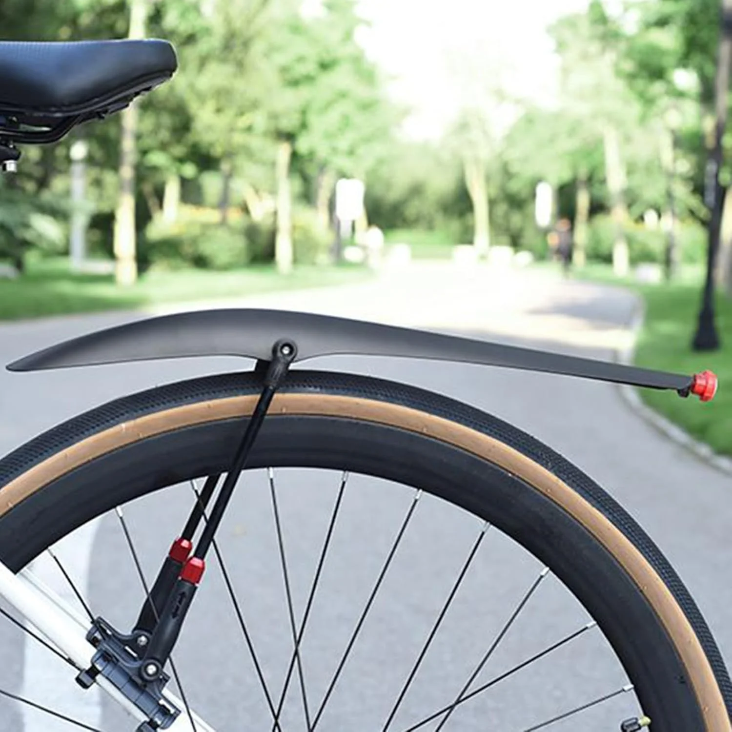 گلگیر دوچرخه | میله قابل تنظیم و لوازم جانبی ایمن، کیت گلگیر دوچرخه | برای دوچرخه سواری در کوهستان، جاده، رفت و آمد، هوای بارانی و گل آلود، دوچرخه های فضای باز