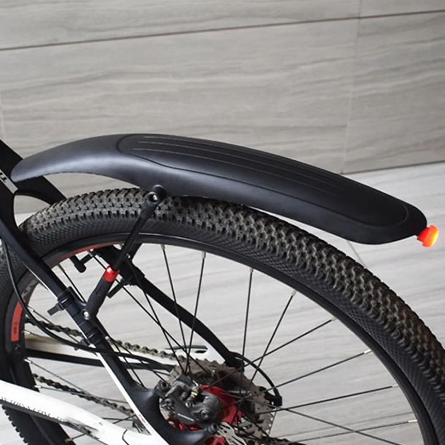 گلگیر دوچرخه کوهستان - پوشش ایمن با میله قابل تنظیم - کیت گلگیر دوچرخه | برای دوچرخه سواری در مسیرهای کوهستانی، جاده ای، رفت و آمد، دوچرخه سواری در باران و گل و لای