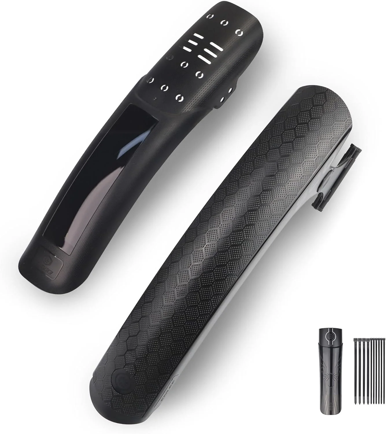 مجموعه گلگیر دوچرخه MEGHNA، گلگیرهای سبک وزن جلو و عقب، گلگیر جهانی دو قسمتی برای دوچرخه کوهستانی 26-29 اینچ، دوچرخه کروز، دوچرخه تاشو