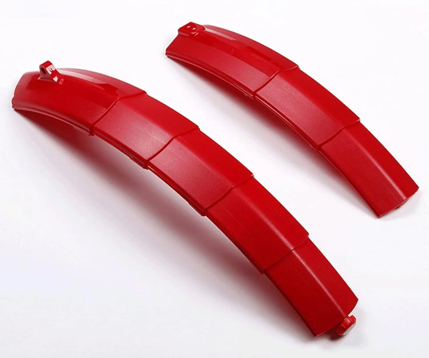 گلگیر تاشو دوچرخه با چراغ عقب، نصب سریع، قطعات دوچرخه (آبی تیره)