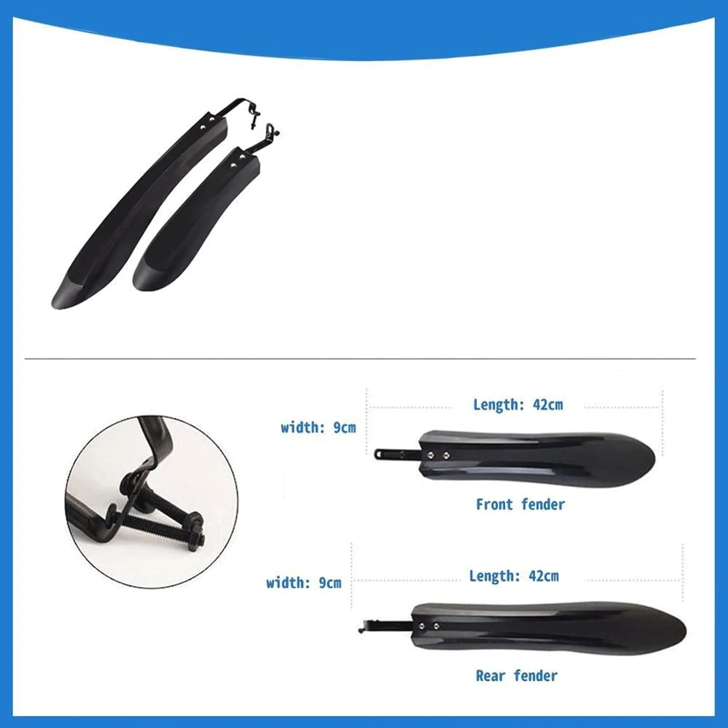 گلگیر دوچرخه، گلگیر کوهستان، گلگیر جلو و عقب، گلگیرهای بلند و پهن 26، لوازم جانبی دوچرخه، گلگیر عقب دوچرخه