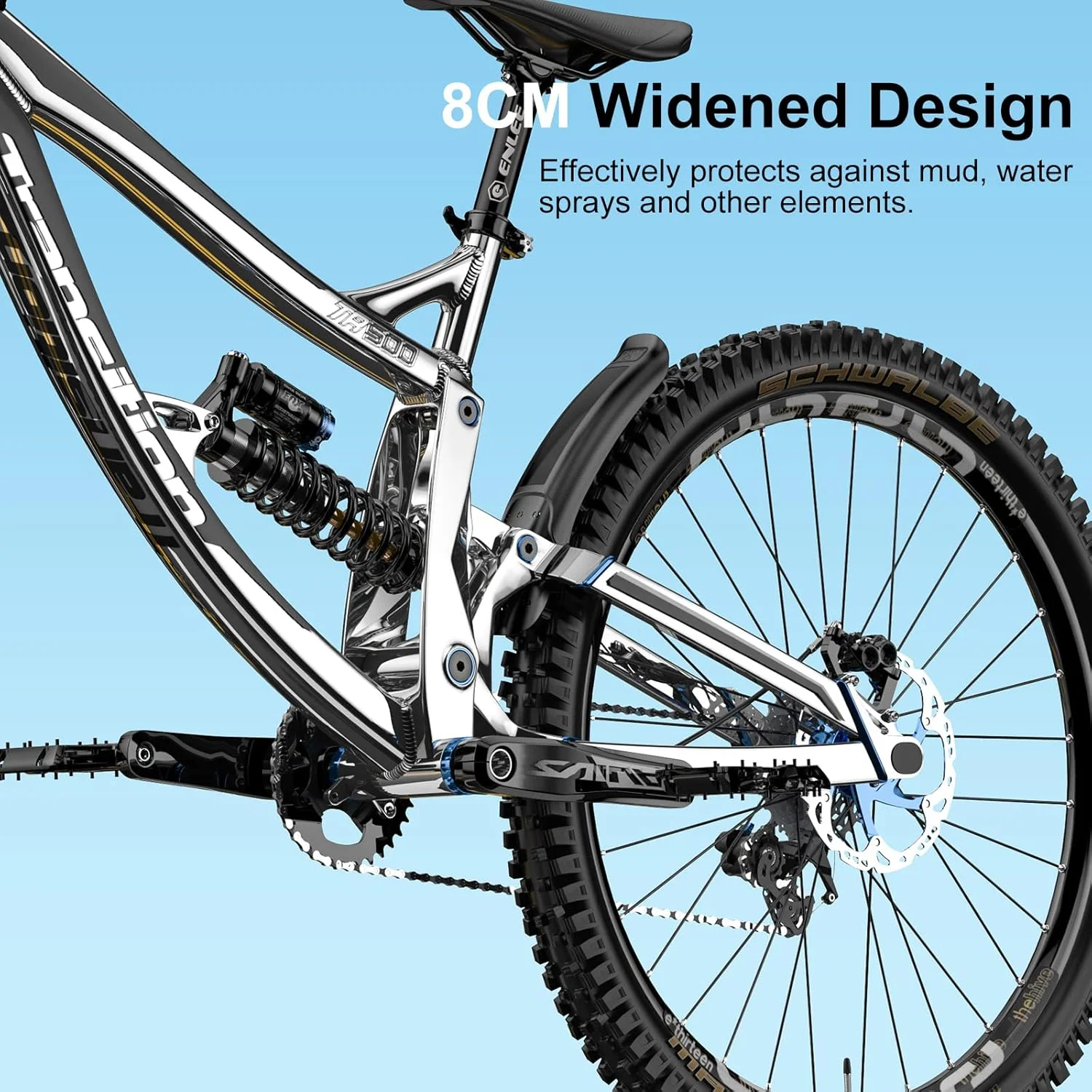 محافظ گل دوچرخه کوهستان Irovami، مجموعه گلگیر جلو و عقب، لوازم جانبی دوچرخه کوهستانی