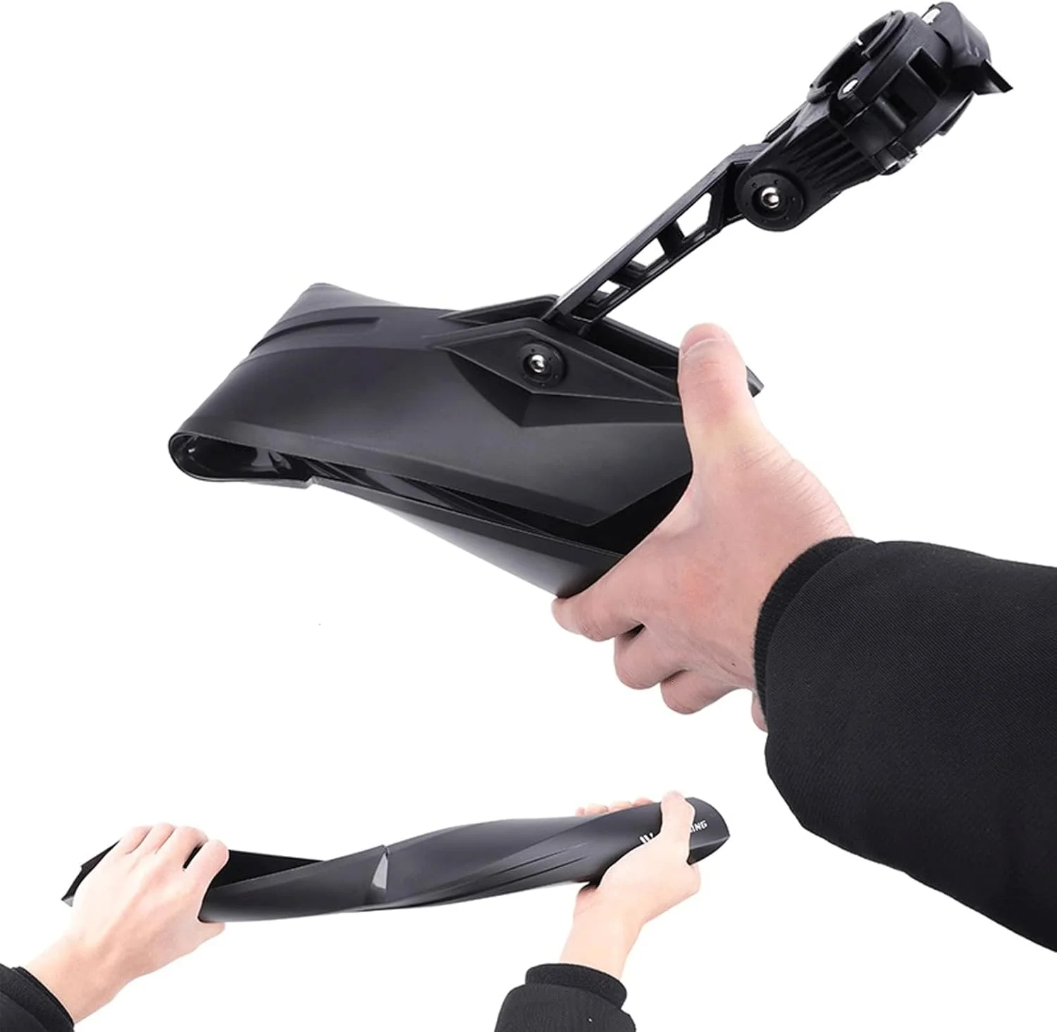 گلگیر دوچرخه با قابلیت جدا شدن سریع، 2 عدد گلگیر جلو و عقب مناسب دوچرخه های کوهستانی سایز 24، 26، 27.5 و 29 اینچ