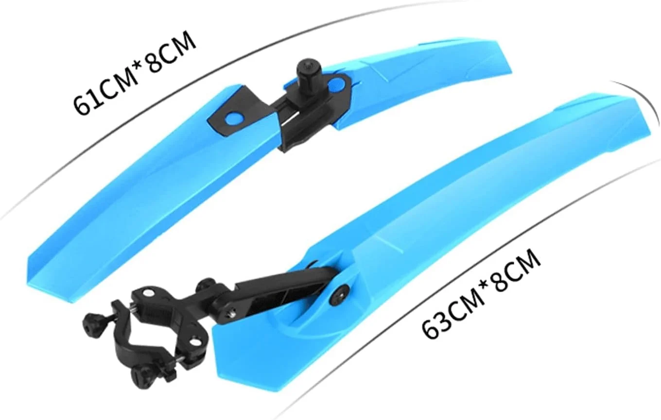 گلگیر دوچرخه، مناسب دوچرخه کوهستان، دوچرخه جلو و عقب، مشکی، آبی، قرمز، سفید، زرد (Hortel)