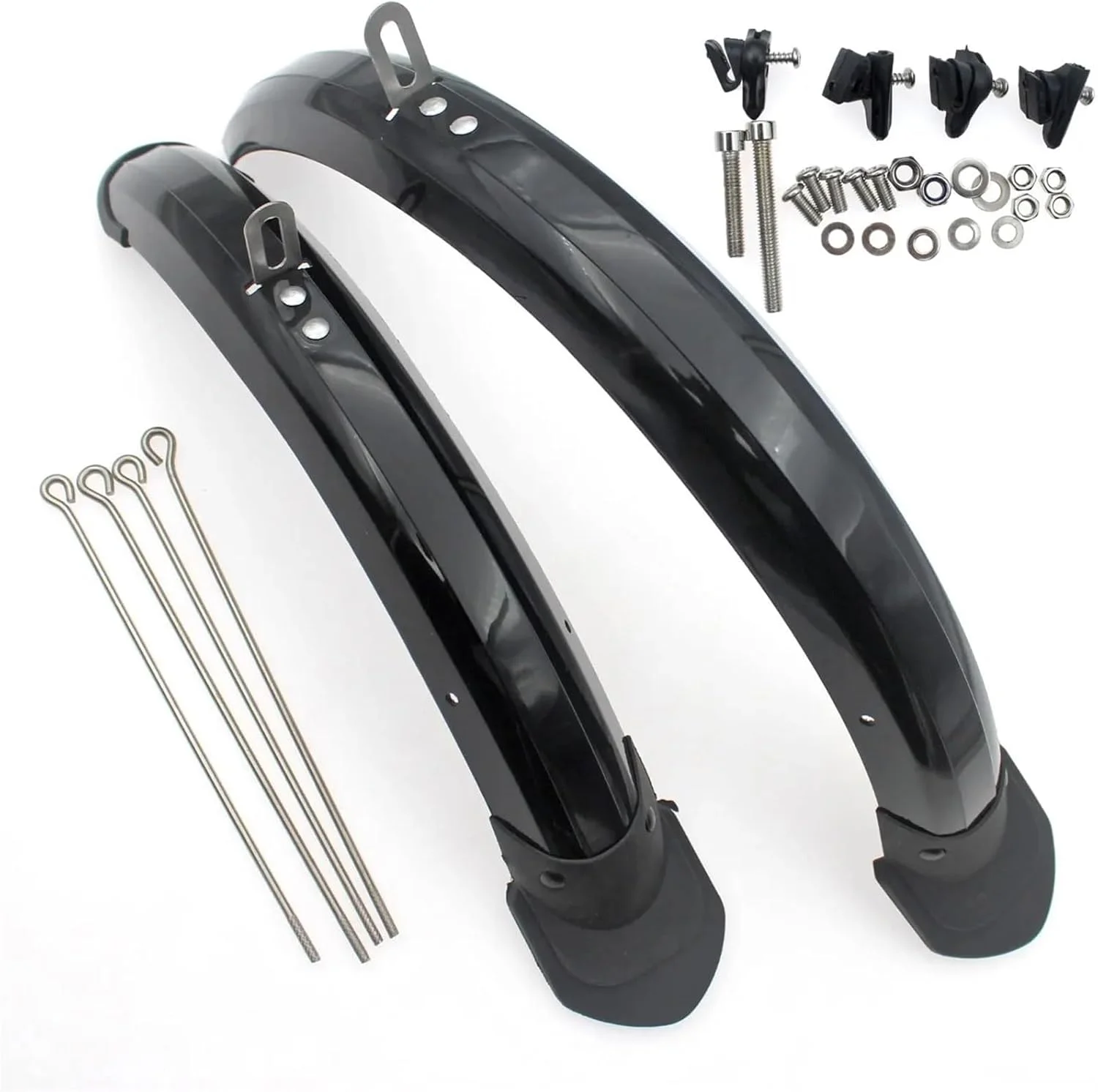 گلگیر دوچرخه تاشو 14 و 16 اینچی برای ترمز وی و دیسکی، گلگیر جلو و عقب دوچرخه تاشو