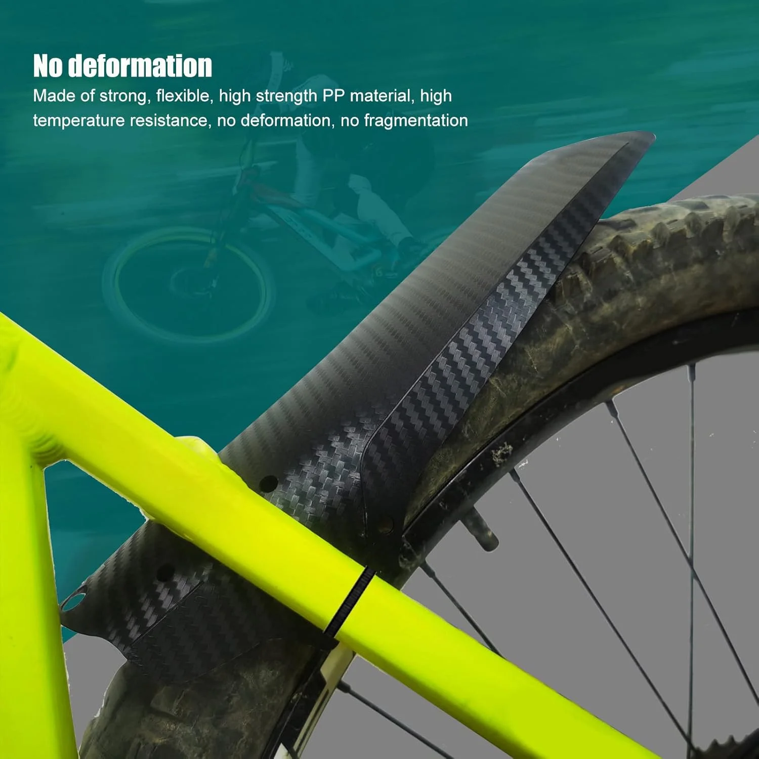 گلگیر دوچرخه CHICIRIS، لوازم جانبی جهانی از جنس مواد مرکب برای دوچرخه های کوهستانی و جاده ای، گل پخش کن جلو و عقب