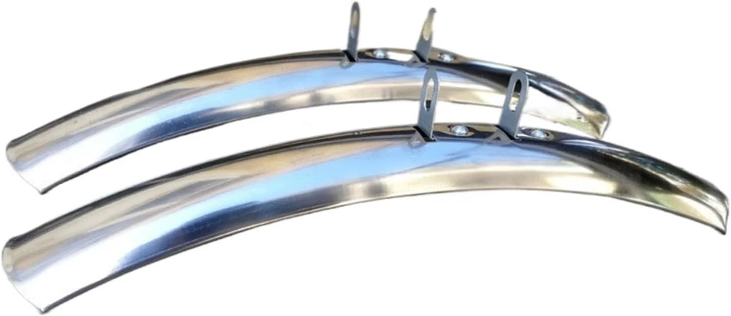 گلگیر دوچرخه 1 ست، گلگیر جلو و عقب دوچرخه رترو، استیل ضد زنگ 700C 23C 25C، قطعات گلگیر دوچرخه جاده