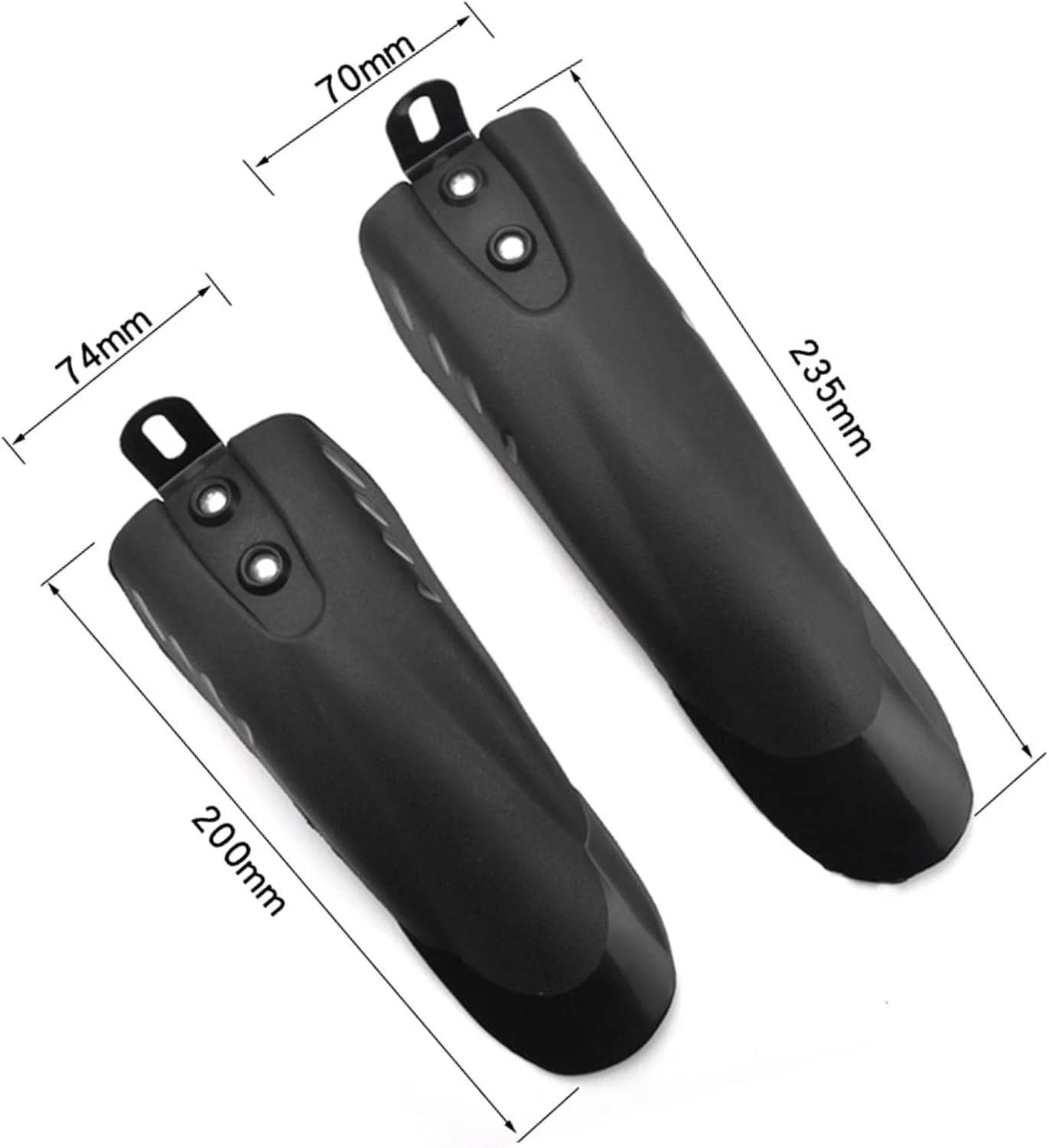 مجموعه گلگیر دوچرخه کودک، گلگیر دوچرخه تایر دوچرخه سواری برای دوچرخه های 12 اینچ، 14 اینچ، 16 اینچ، 18 اینچ و 20 اینچ