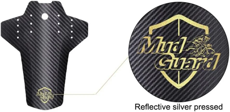 دو عدد گل‌گیر جلو و عقب دوچرخه یونیورسال - مناسب برای دوچرخه‌های سایز 20، 24، 26، 27.5 و 29 اینچ، گل‌گیر دوچرخه تایر پهن با قابلیت سازگاری با ترمز دیسکی