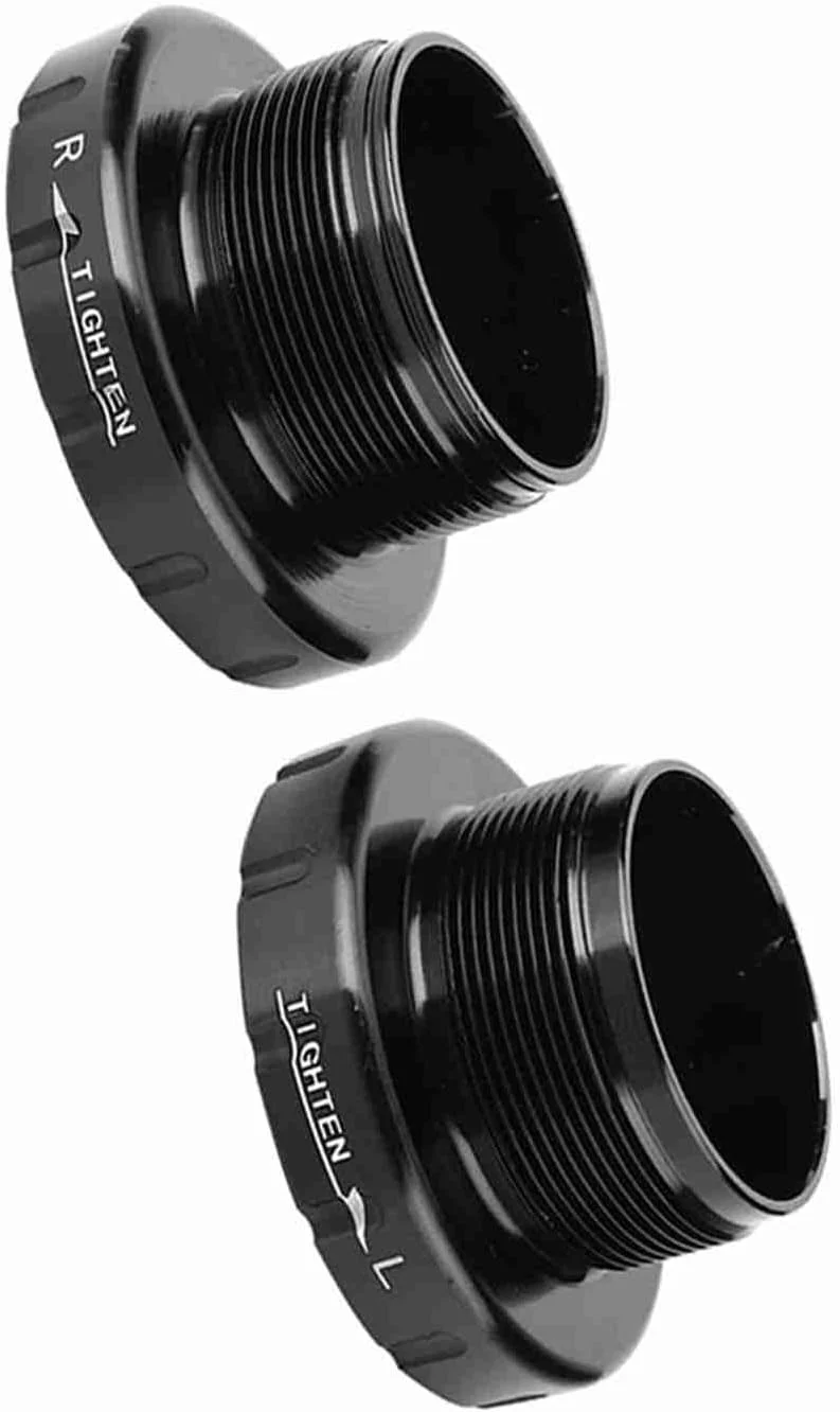 طبق قامه بلبرینگی با کیفیت 30 میلی متری Cryfokt برای دوچرخه کورسی / نصب آسان برای 30 میلی متر مناسب برای عرض پوسته BB 68-73 میلی متر آلیاژ آلومینیوم مشکی 1 عدد