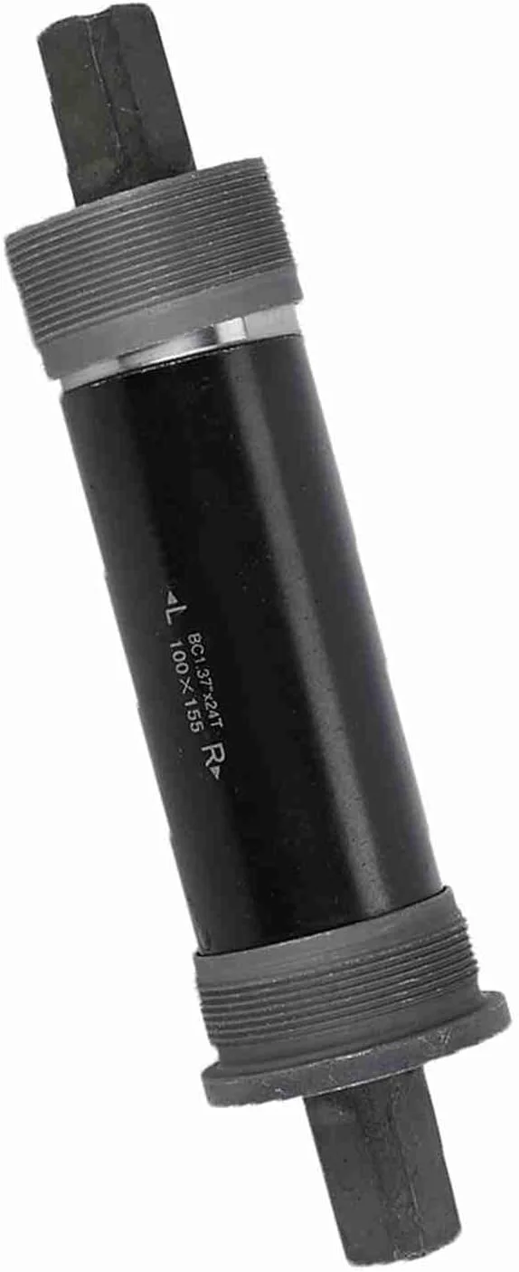 Keenso بلبرینگ مرکزی دنده ای مربعی دوچرخه - پوسته فولادی بادوام - سیستم یکپارچه برای محافظت از فریم برای دوچرخه های برفی چاق