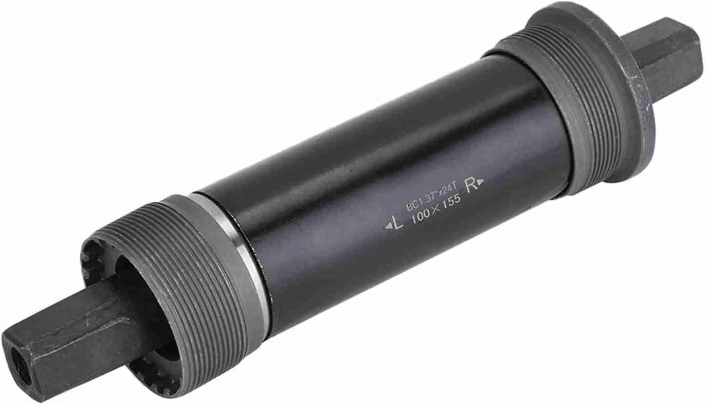 Keenso بلبرینگ مرکزی دنده ای مربعی دوچرخه - پوسته فولادی بادوام - سیستم یکپارچه برای محافظت از فریم برای دوچرخه های برفی چاق