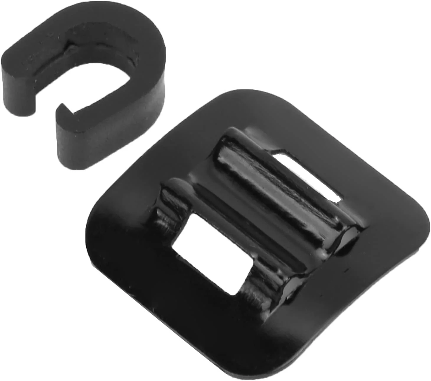 راهنمای کابل دوچرخه با دوام Keenso، شامل 10 ست گیره C شکل برای نصب آسان، لوازم جانبی دوچرخه سواری برای دوشاخ جلو/بدنه، آلیاژ آلومینیوم/PVC، مشکی، 10 عدد پایه و 10 عدد بست/نگهدارنده راهنمای کابل دوچرخه با دوام Keenso، شامل 10 ست گیره C شکل برای نصب آسان، لوازم جانبی دوچرخه سواری برای دوشاخ جلو/بدنه، آلیاژ آلومینیوم/PVC، مشکی، 10 عدد پایه و 10 عدد بست/نگهدارنده