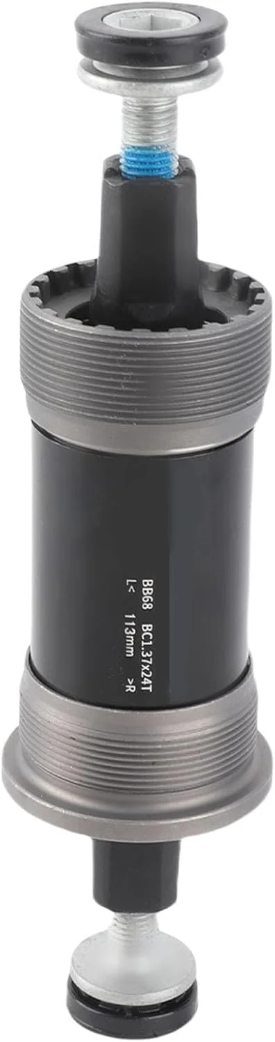 کیانسو 68mm براکت پایین مهر و موم شده مخروطی مربعی با بلبرینگ با عملکرد بالا ضد آب و ضد زنگ برای دوچرخه کوهستانی دوچرخه با سرعت متغیر (113mm)