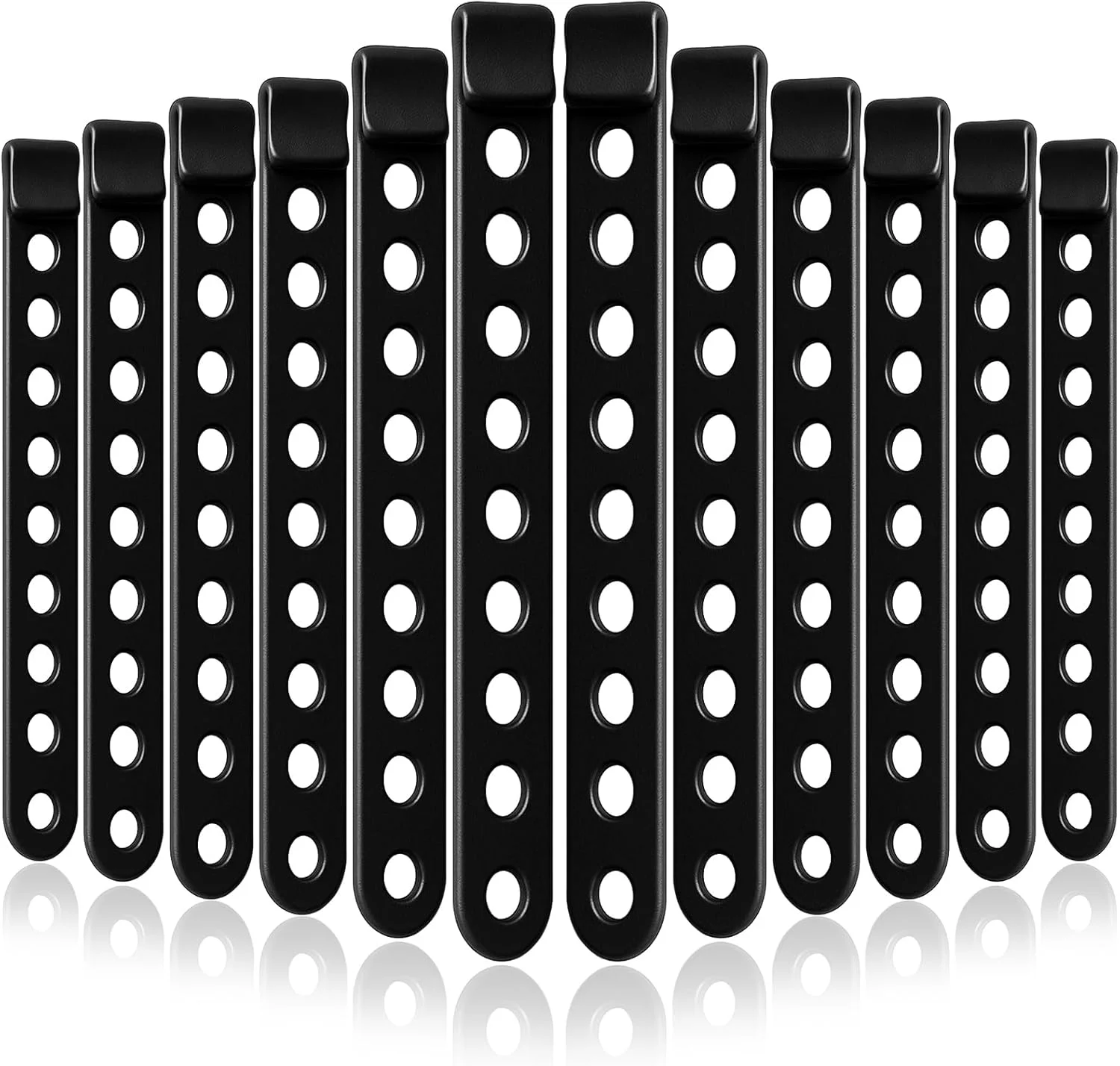 ۱۲ عدد تسمه نگهدارنده دوچرخه، تسمه تثبیت کننده چرخ دوچرخه، جایگزین نگهدارنده رک دوچرخه، زنجیر لاستیکی دوچرخه سواری، سازگار با Thule 534