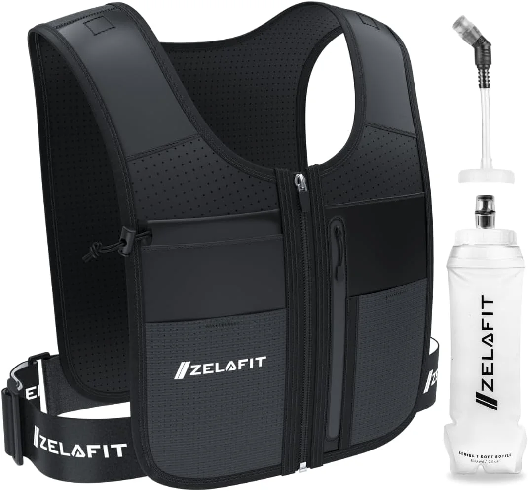 جلیقه آبرسانی مخصوص دویدن، جلیقه مخصوص دویدن با جای تلفن همراه، جلیقه مخصوص دویدن با بطری آب - مناسب آقایان و بانوان