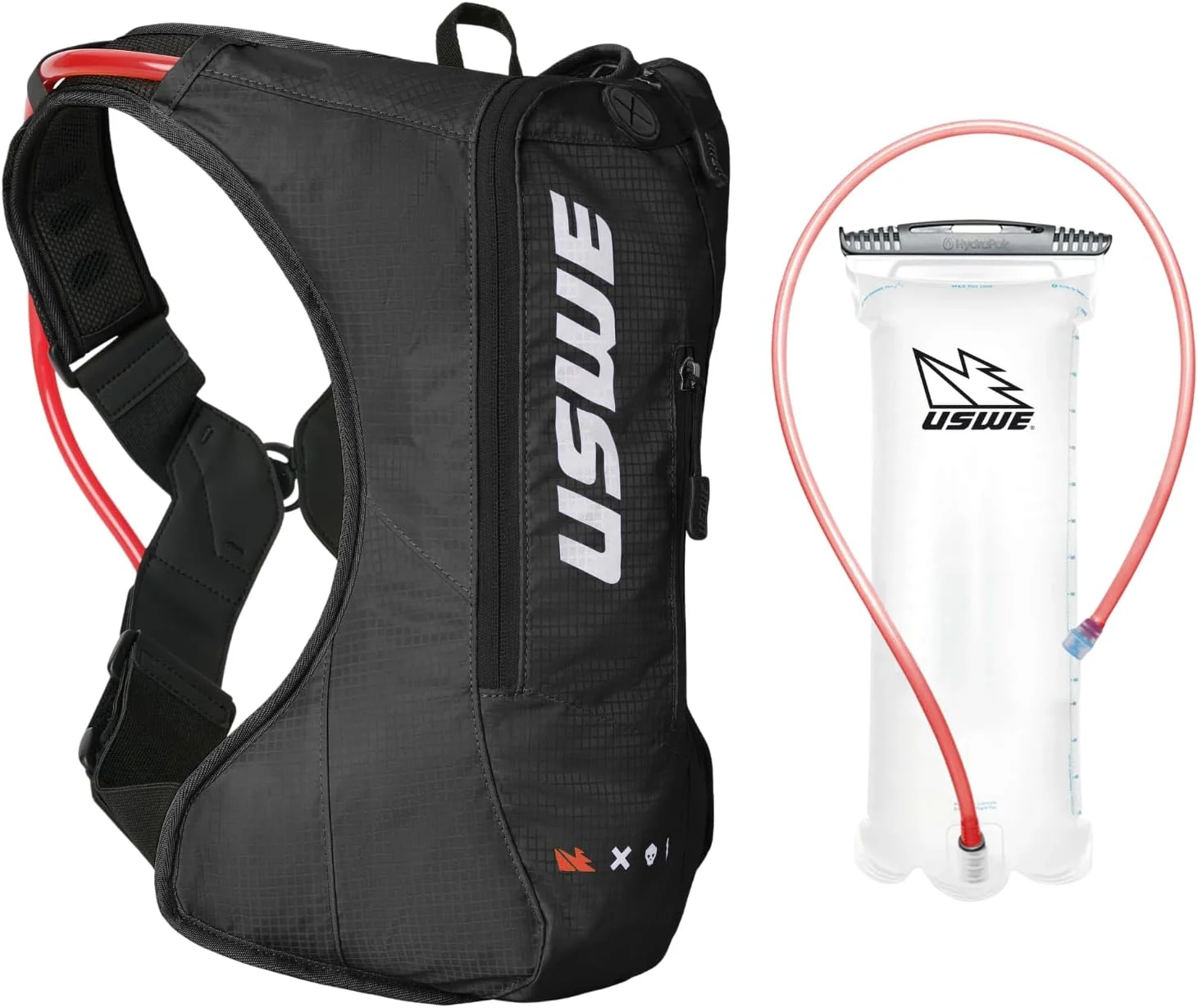 کیف آب USWE Outlander Moto، کوله پشتی آبرسانی برای دویدن، پیاده روی، کوله پشتی آب مردانه و زنانه، تجهیزات کوله پشتی برای دوچرخه سواری، MTB