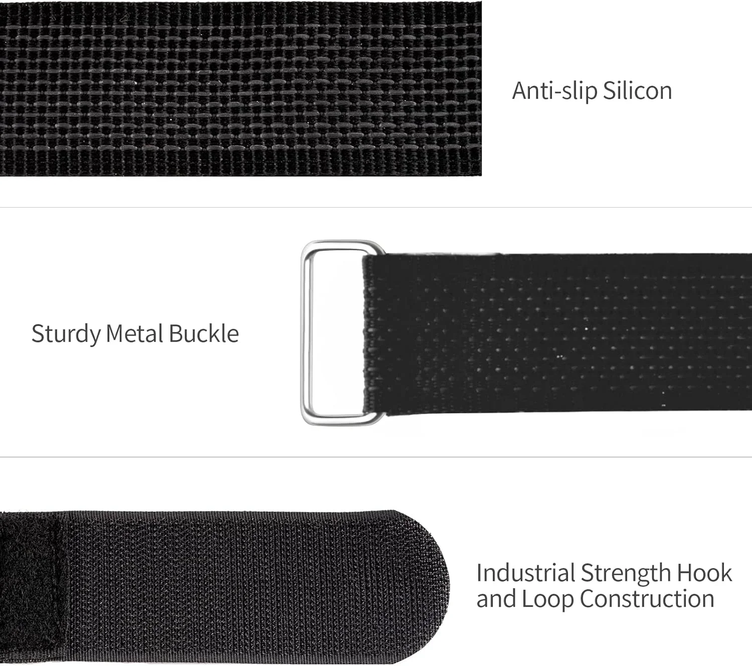 بندهای نگهدارنده دوچرخه تریلنسر، بسته 4 عددی بندهای تثبیت کننده قابل تنظیم دوچرخه با قلاب و حلقه برای نصب روی دیوار خودرو برای حمل و نقل و نگهداری (65 سانتی متر در 3.8 سانتی متر)