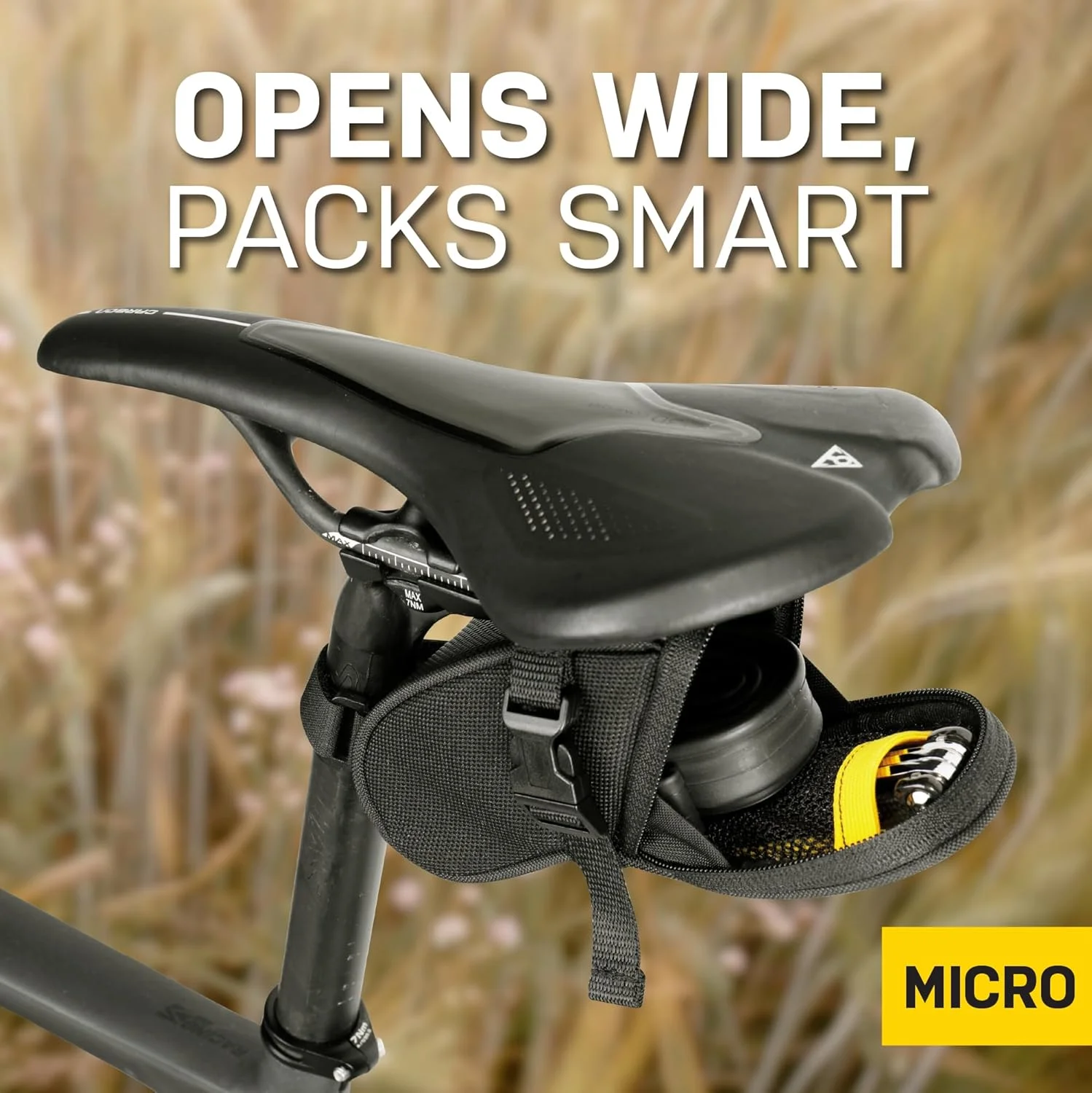 کیف زین دوچرخه توبیاک مدل AERO WEDGE PACK MICRO (0.41 لیتر)