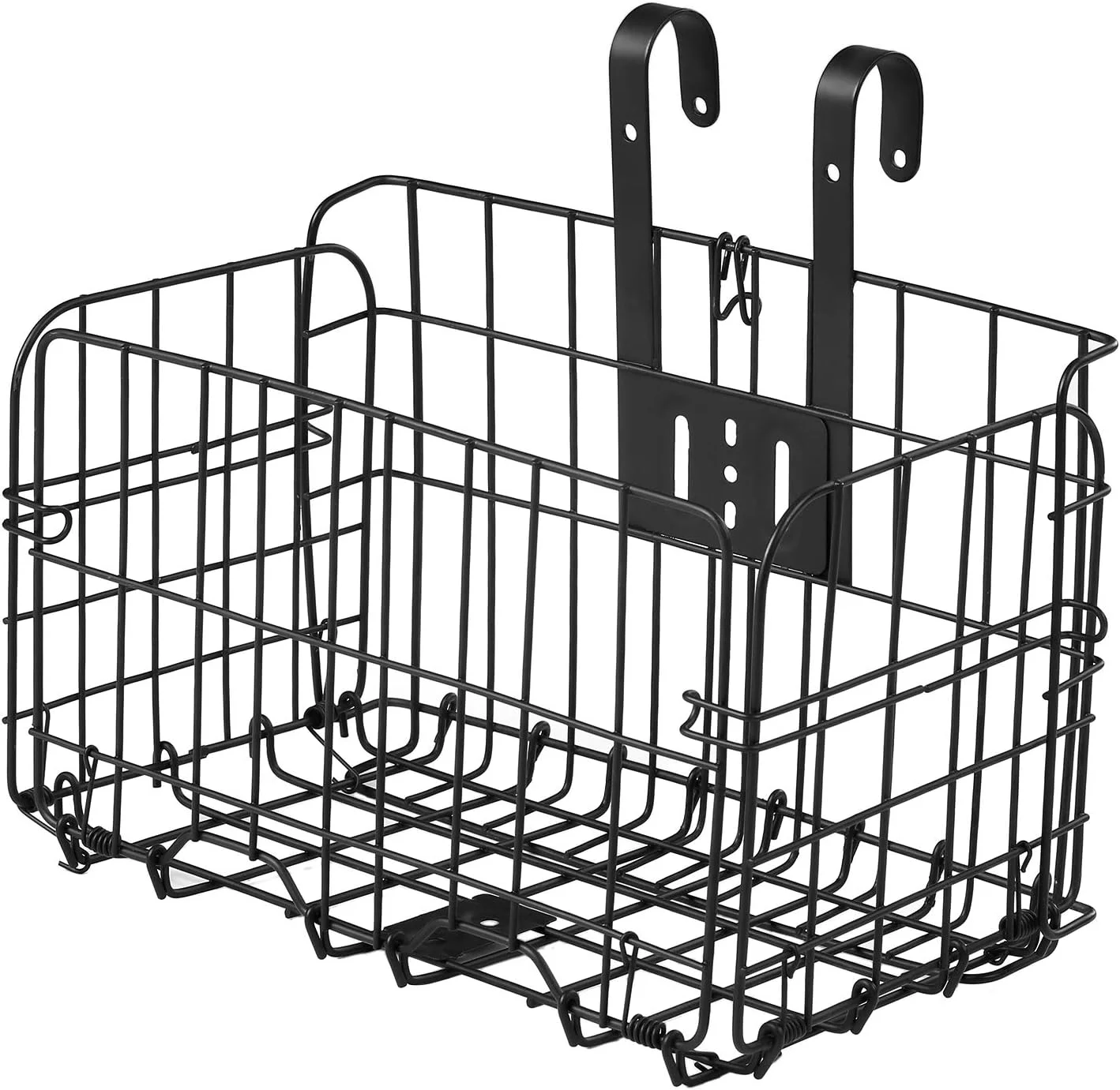 سبد تاشو دوچرخه سبد جلویی فرمان دوچرخه سیم فولادی جداشدنی سبد آویز رکاب عقب دوچرخه حامل بار دوچرخه سواری