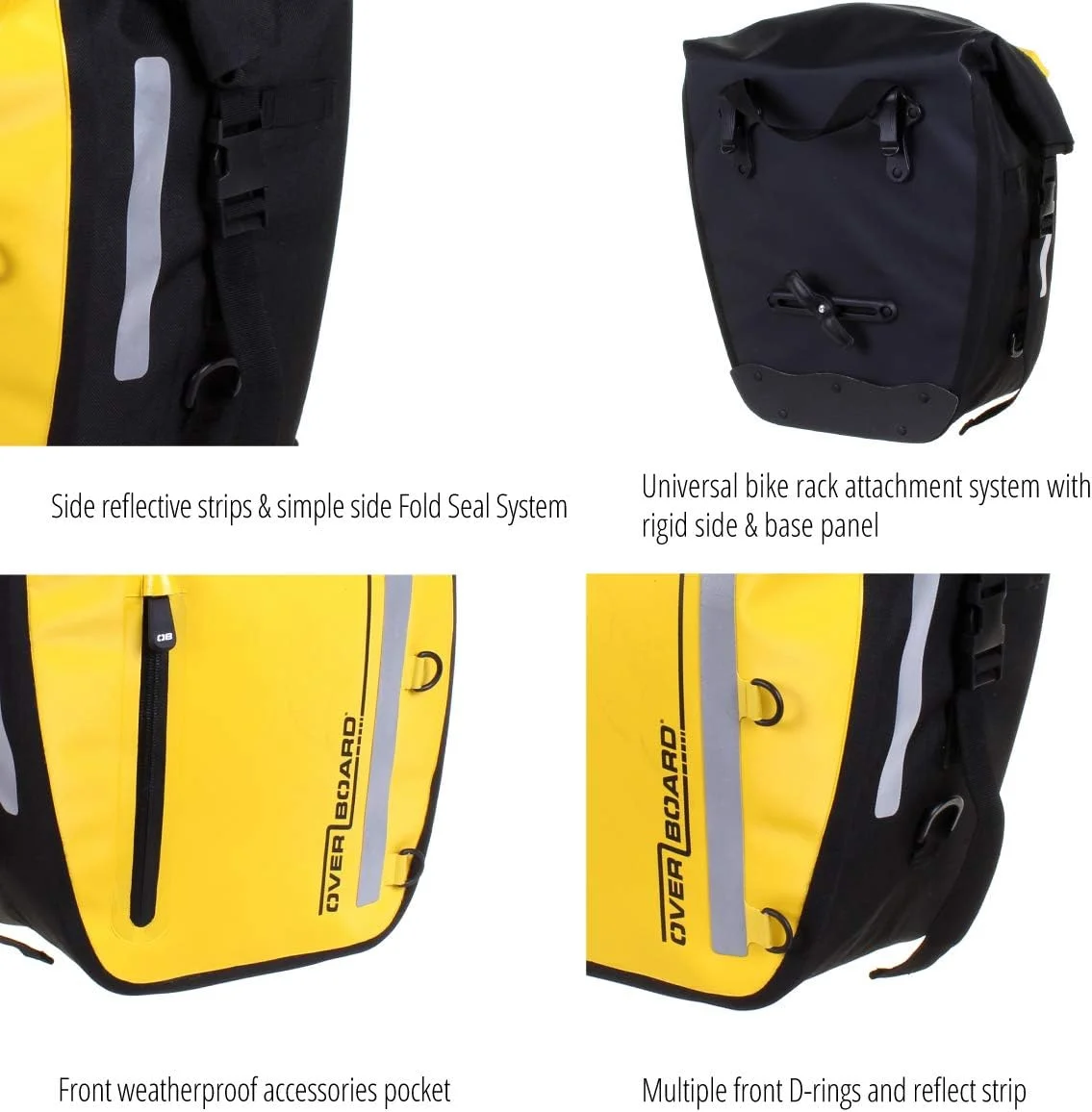 خورجین دوچرخه ضد آب کلاسیک Overboard