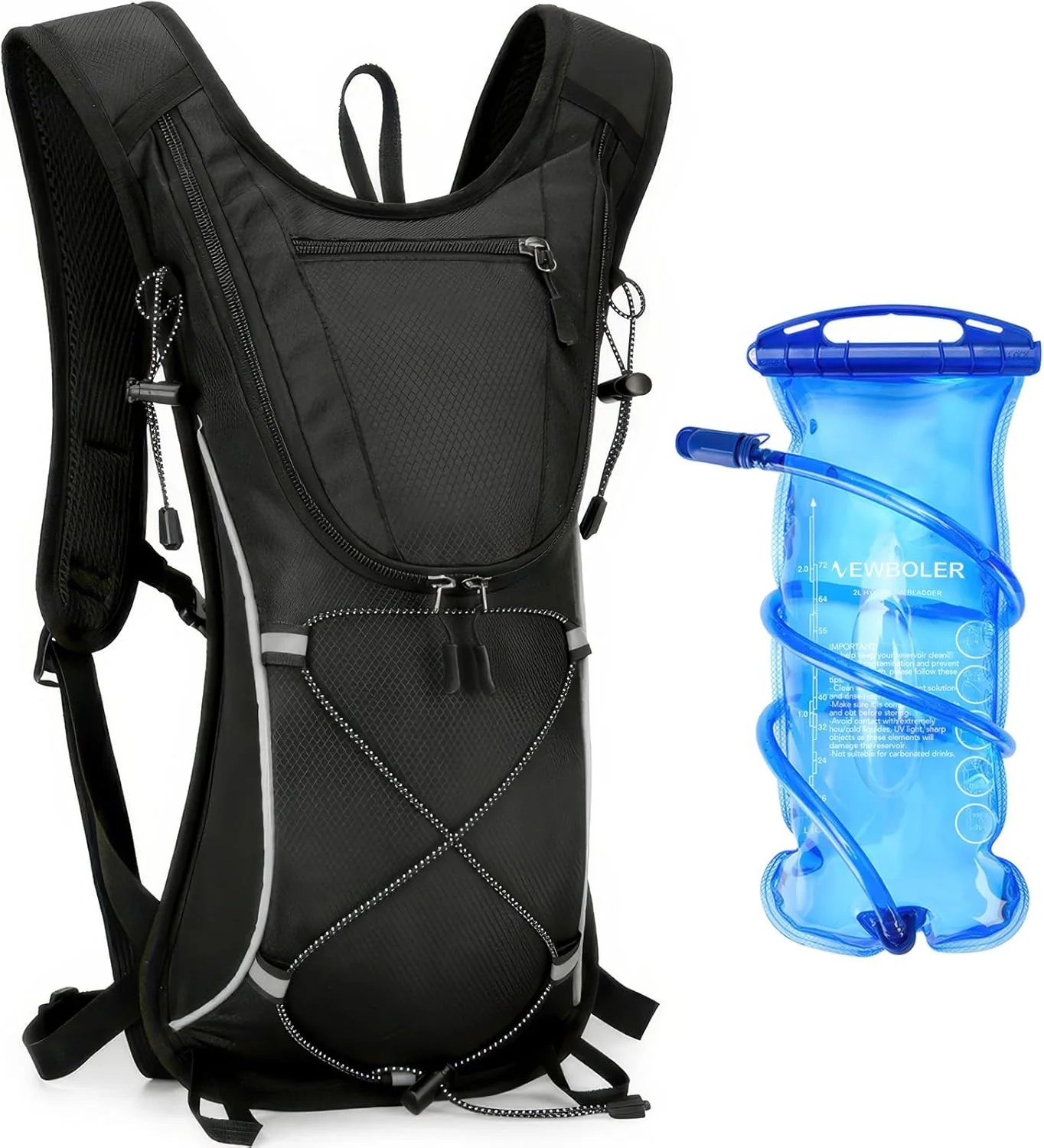 کوله پشتی آبرسانی سبک وزن PARDUS برای دوچرخه سواری، 2 لیتر، 0.34 کیلوگرم، مناسب برای ورزش های فضای باز، کمپینگ، پیاده روی و دویدن. برای آقایان و بانوان