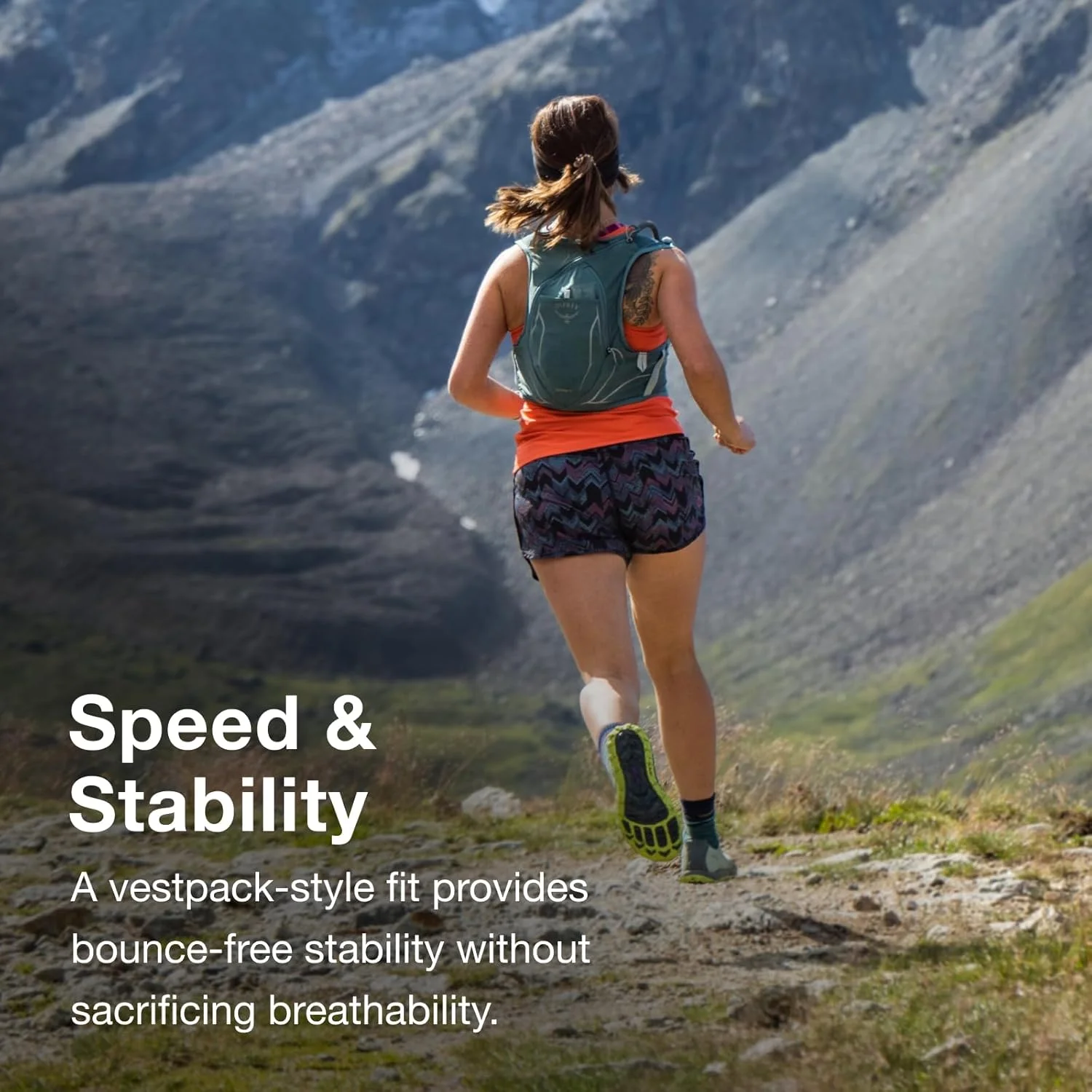 جلیقه آبرسانی مخصوص دویدن زنانه اوسپری Dyna 6L به همراه مخزن هیدرولیک