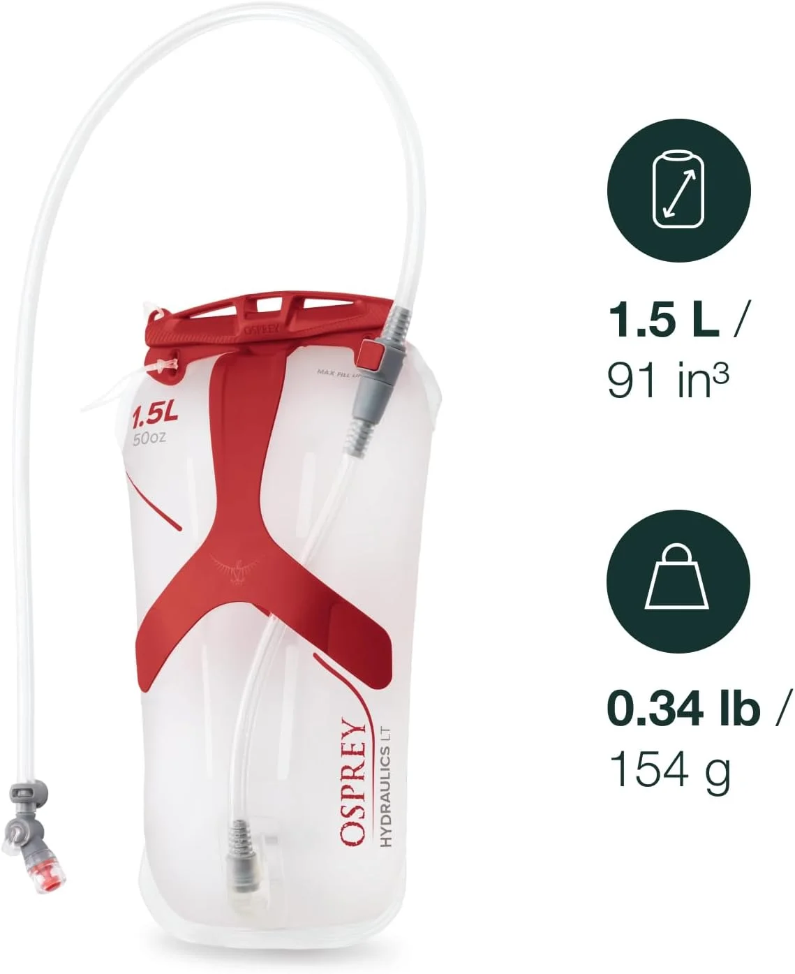 مخزن آب 1.5 لیتری آسپری هیدرولیکس LT مدل یونیسکس O/S مخزن آب 1.5 لیتری آسپری هیدرولیکس LT مدل یونیسکس O/S