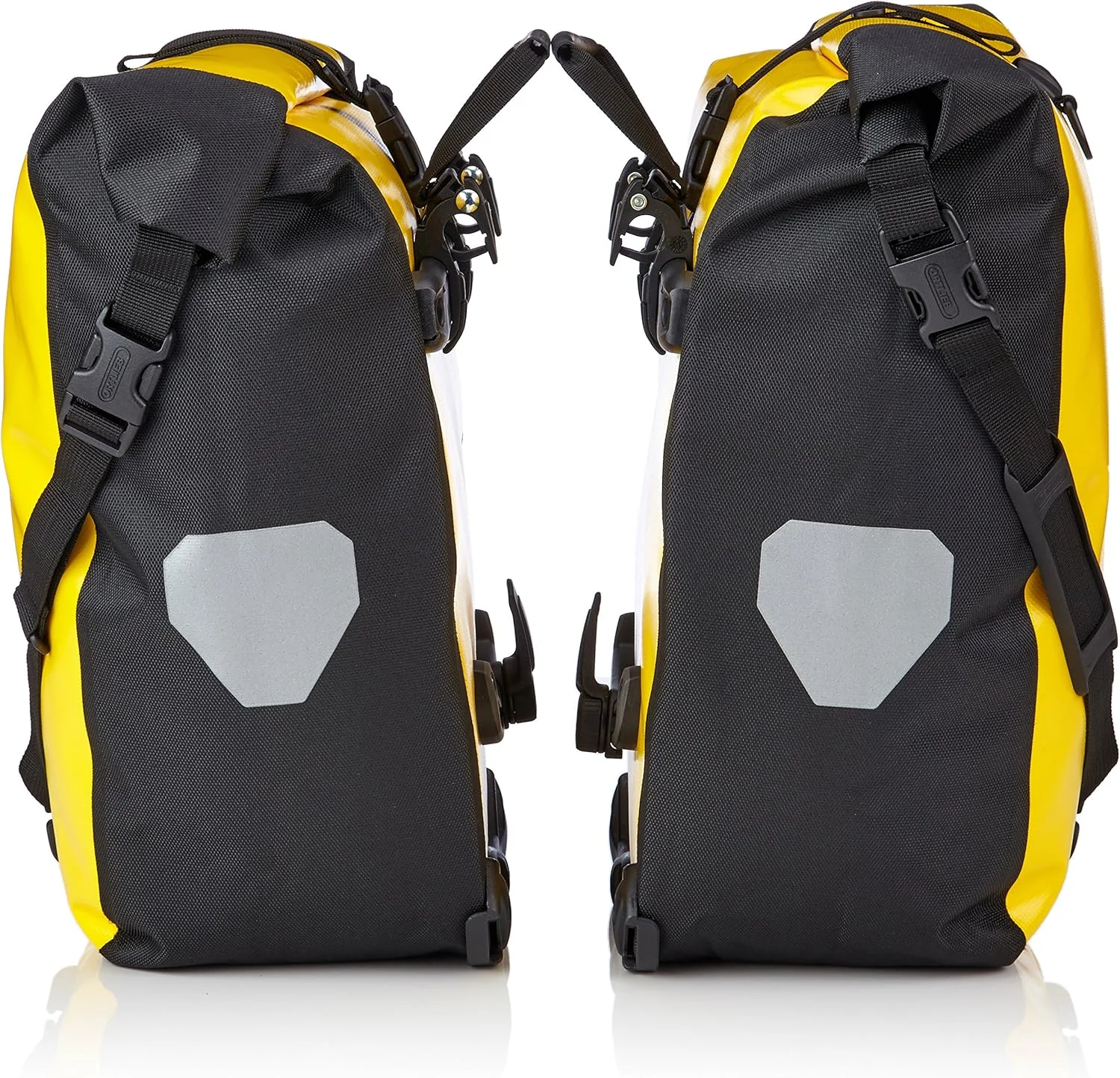 کیف دوچرخه کلاسیک Ortlieb مدل Back-Roller QL2.1 (یک جفت) - مشکی/قرمز، 40 لیتر