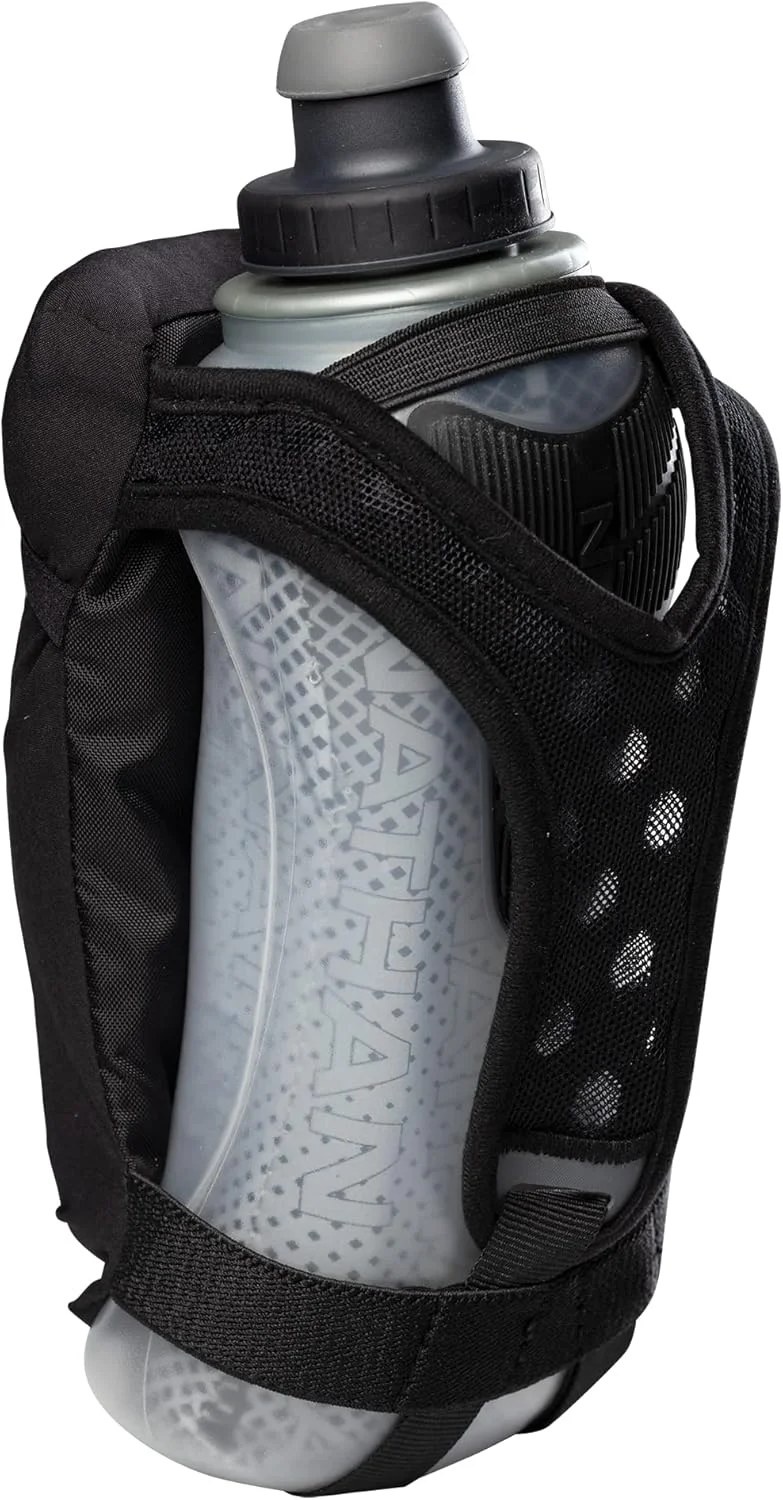 قمقمه عایق ناتان، فشاری سریع، مشکی/طلایی، 18 اونس