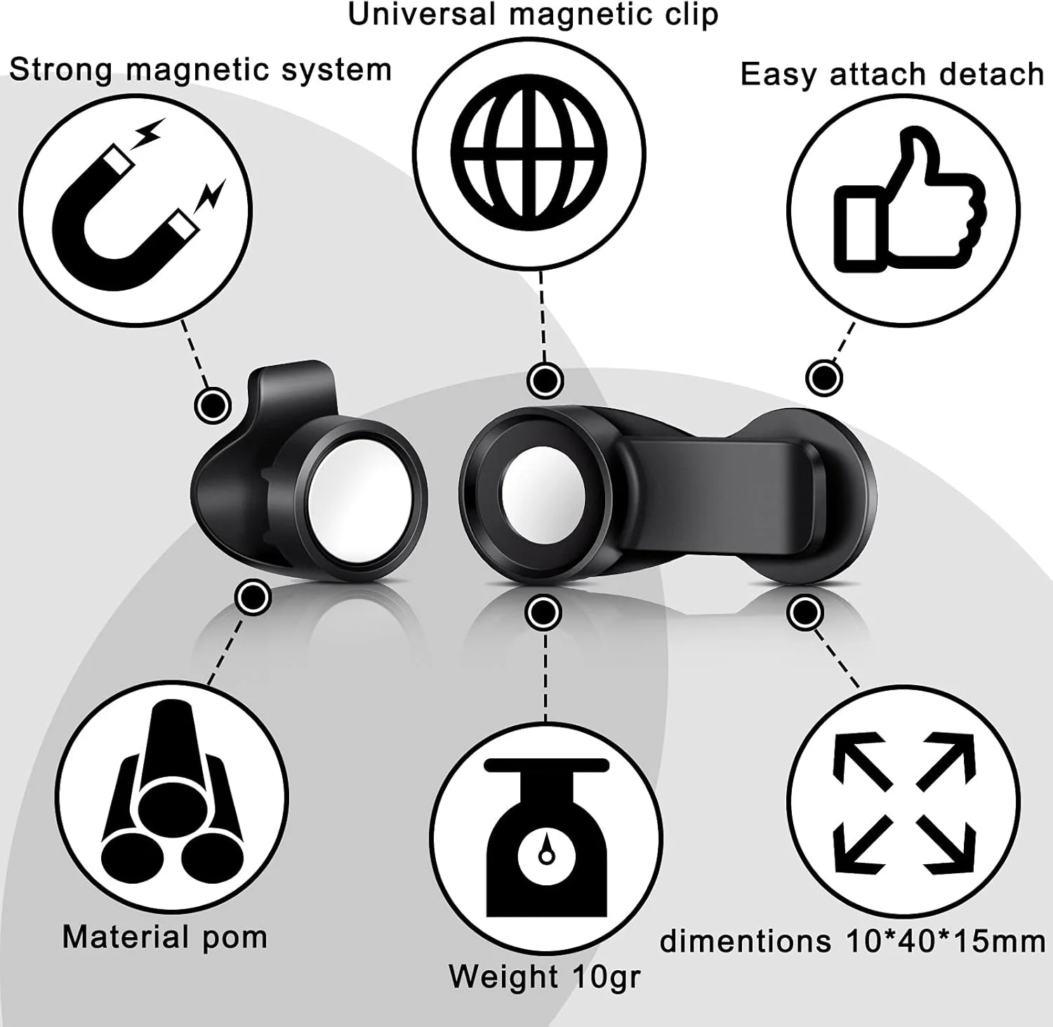 گیره لوله آب Moxweyeni، گیره های کوله پشتی نظامی، لوازم جانبی کوله پشتی تاکتیکی برای نگه داشتن لوله دریچه نوشیدنی در جای خود، 3 عدد