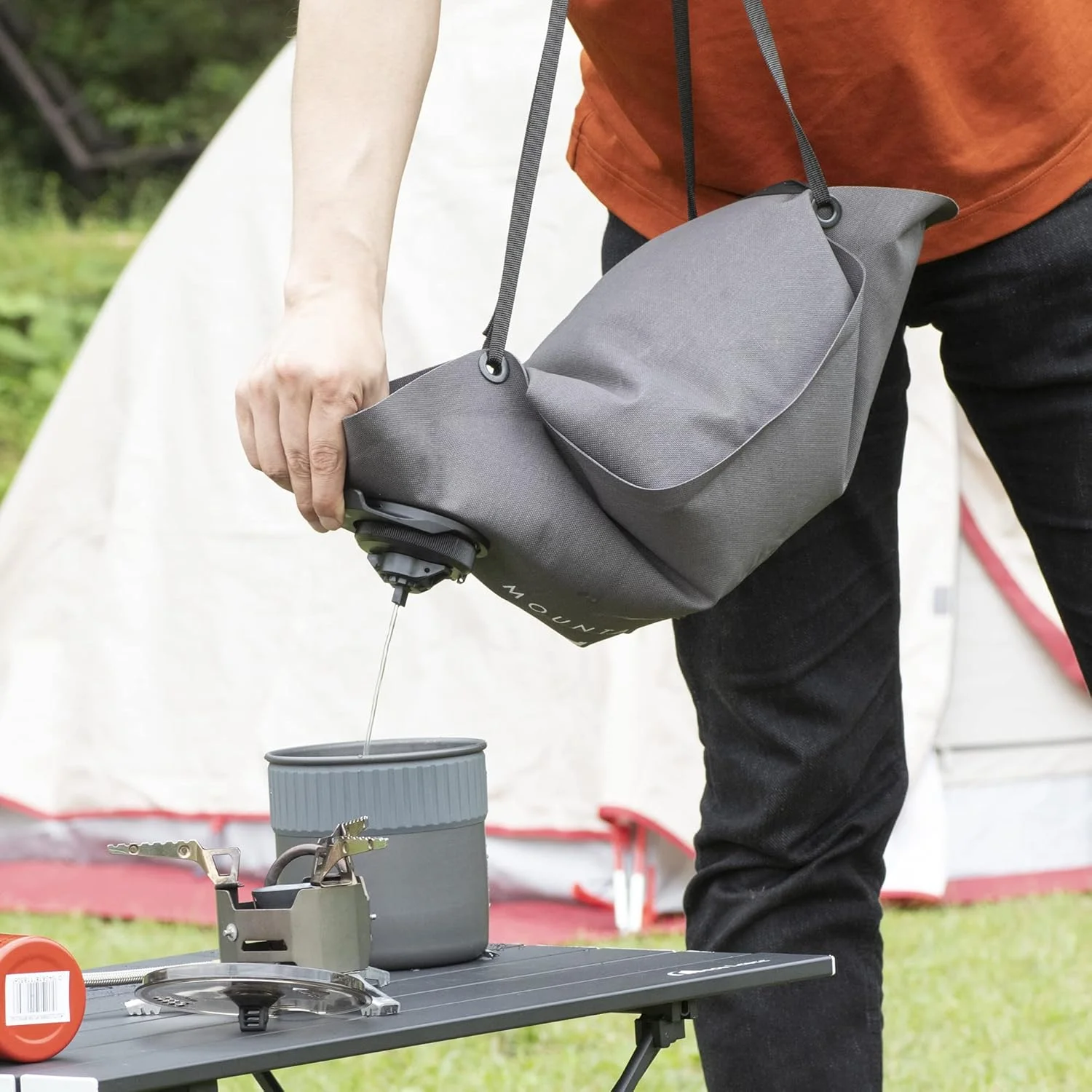 کیسه آب ذخیره سازی MSR Dromedary، 10 لیتری، مشکی