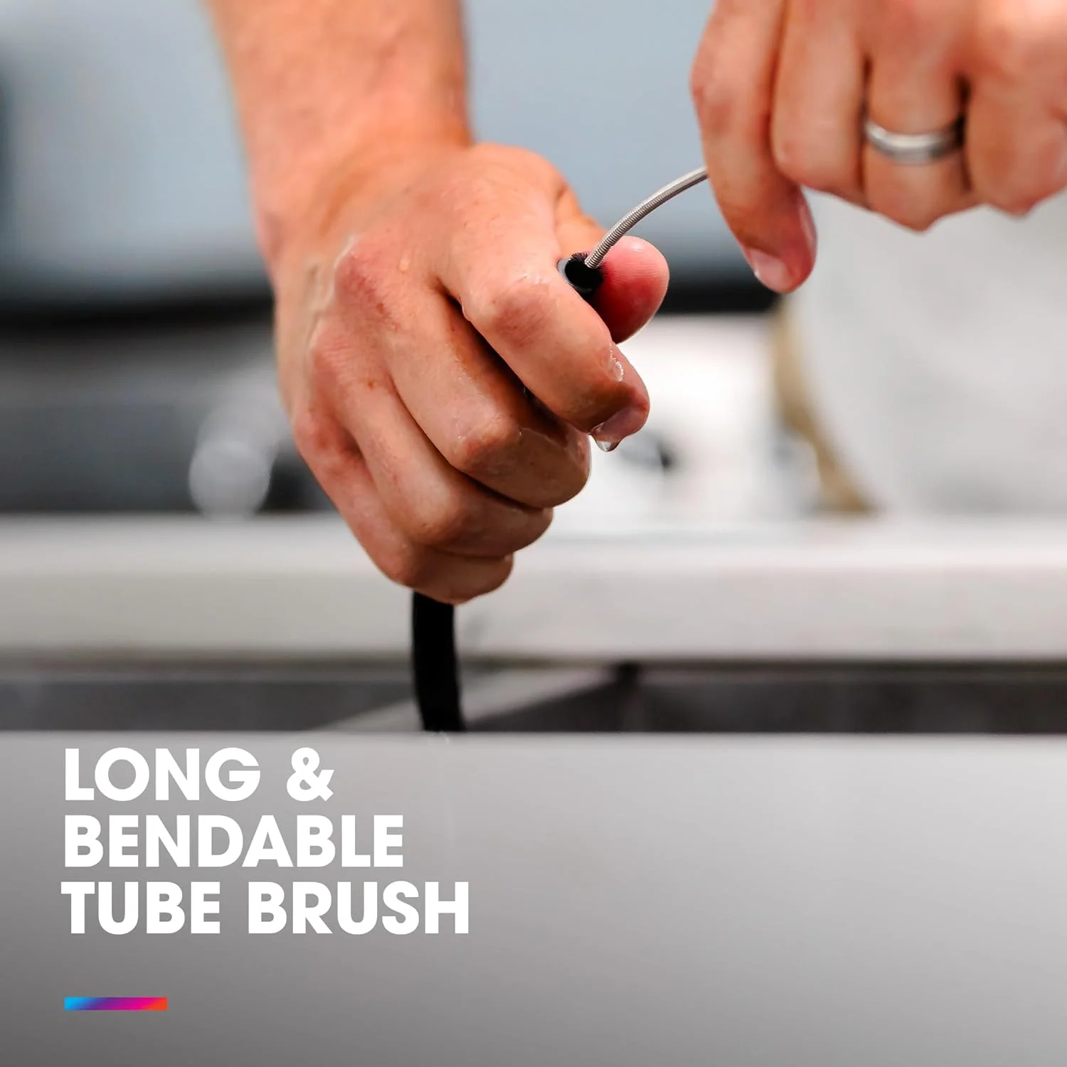 مجموعه برس تمیز کننده تجهیزات هیدراپاک - مجموعه برس لوله سیمی و مویی - فاقد BPA و PVC - تمیز کننده مخازن و کیسه های آب