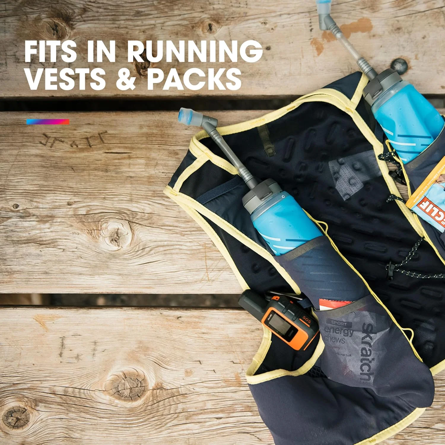 Hydrapak UltraFlask Speed 600ml - قمقمه آب تاشو و نرم برای جلیقه های هیدراتاسیون و کوله پشتی های دویدن با درب باز آسان (600 میلی لیتر/20 اونس)، آبی مالیبو Hydrapak UltraFlask Speed 600ml - قمقمه آب تاشو و نرم برای جلیقه های هیدراتاسیون و کوله پشتی های دویدن با درب باز آسان (600 میلی لیتر/20 اونس)، آبی مالیبو