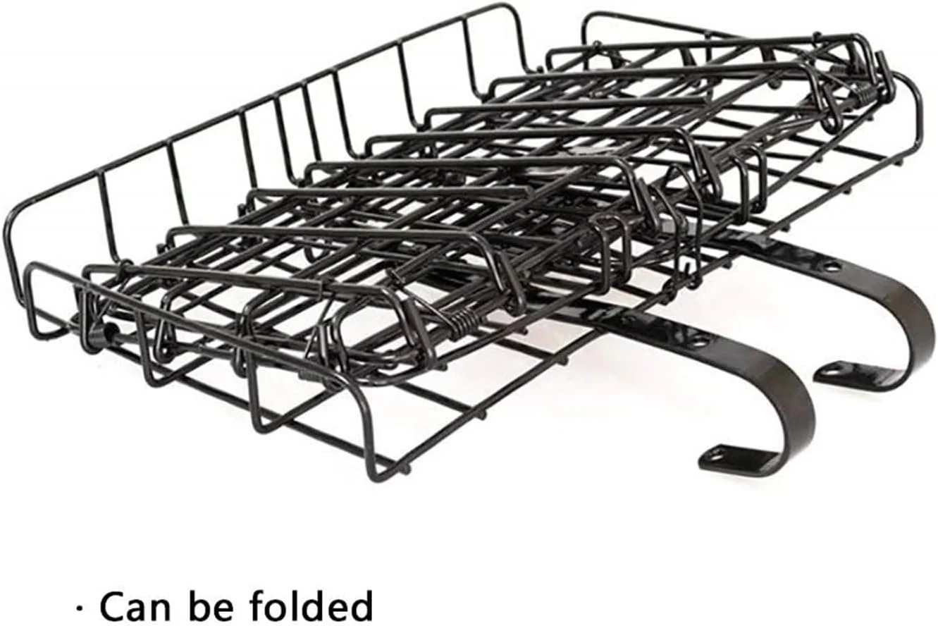 سبد فلزی جلوی فرمان دوچرخه هالامودو، جداشدنی، تحمل بار 20 کیلوگرم، نصب آسان، محکم، مناسب حمل حیوانات خانگی کوچک برای دوچرخه سواری و سازماندهی وسایل