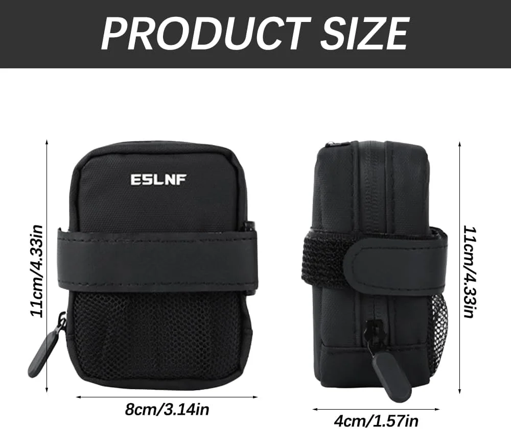 کیف زین مینی برای دوچرخه، کیف دوچرخه قابل حمل و جمع و جور، کیف زین ضد آب با جیب توری، کیف زین بازتابنده، مناسب برای دوچرخههای جادهای، دوچرخههای کوهستانی و دوچرخههای شهری (11 x 8 x 4 سانتی متر) کیف زین مینی برای دوچرخه، کیف دوچرخه قابل حمل و جمع و جور، کیف زین ضد آب با جیب توری، کیف زین بازتابنده، مناسب برای دوچرخههای جادهای، دوچرخههای کوهستانی و دوچرخههای شهری (11 x 8 x 4 سانتی متر)