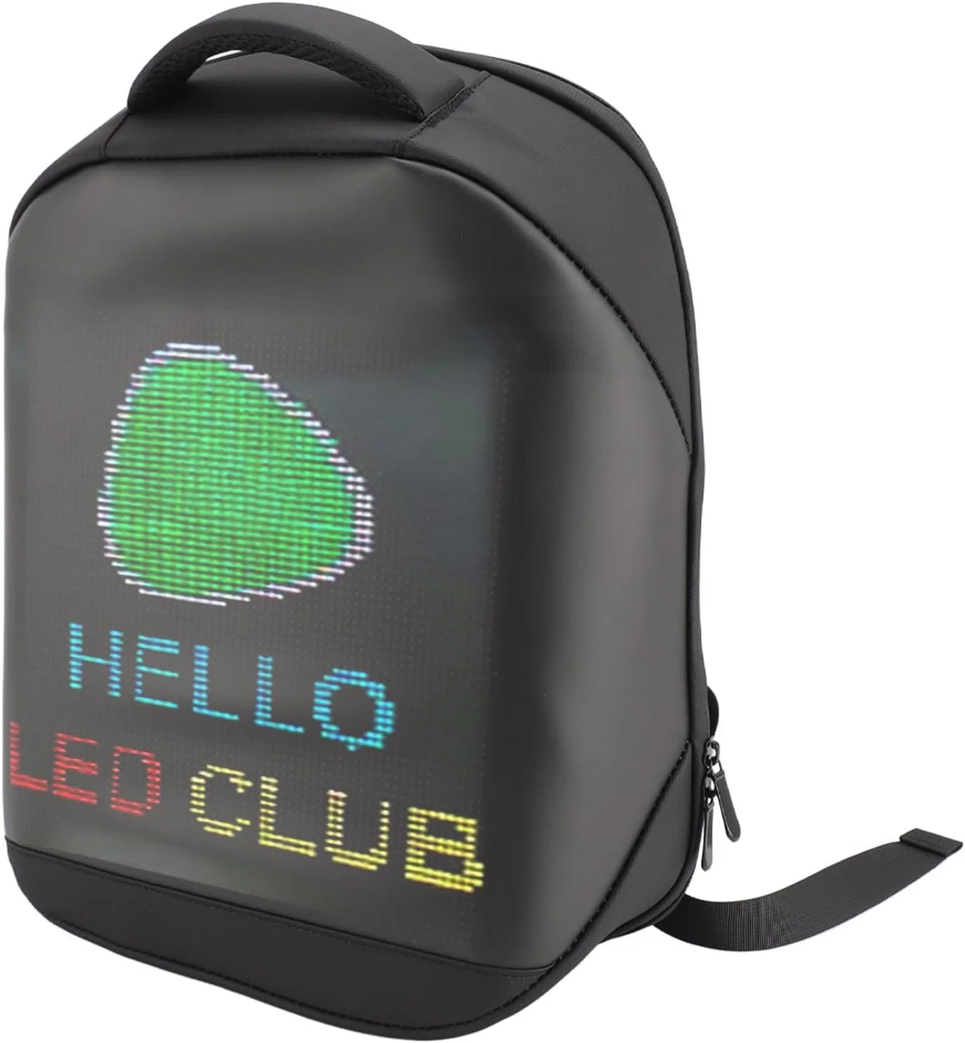 کوله پشتی صفحه نمایش رنگی LED، ضد آب، ظرفیت بزرگ، دارای USB، کوله پشتی مد روز قابل برنامه ریزی با نوارهای بازتابنده برای رفت و آمد، مسافرت، دوچرخه سواری و فضای باز