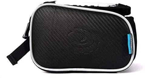 کیف دوچرخه سواری ایوینر 1.8 لیتری، کیف دوتایی خورجینی برای نصب روی لوله بالایی و جلویی بدنه دوچرخه، مناسب برای تلفن همراه 4.8 اینچی