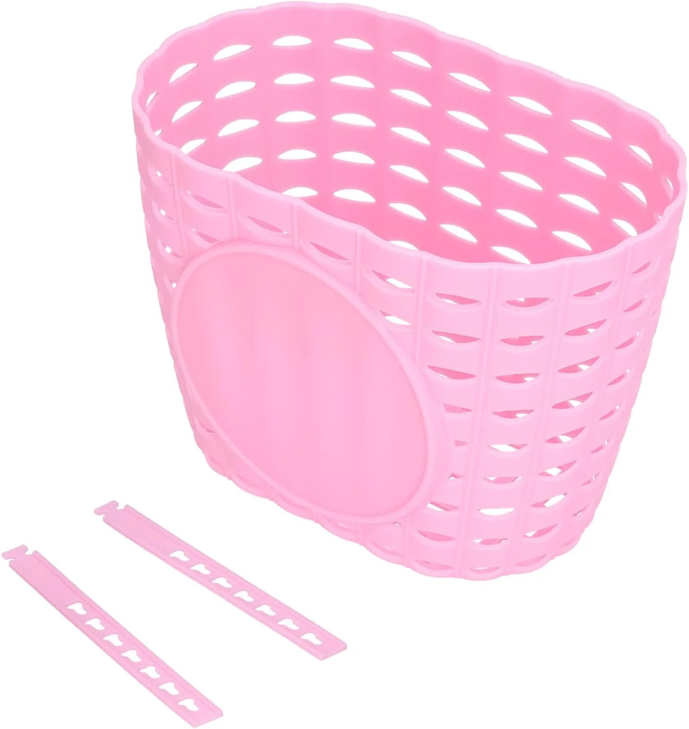 سبد کودک، سبد دوچرخه کودک پلاستیکی مقاوم و بادوام مناسب اسکوتر و دوچرخه کودکان (صورتی) 12x15x20 سانتی متر