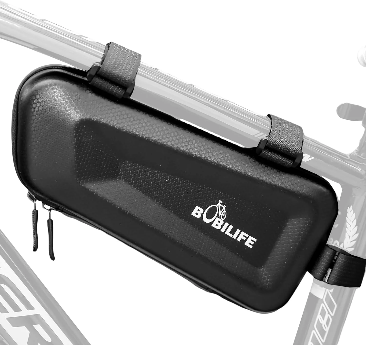 کیف تنه دوچرخه هارد شل - کیف ضد آب EVA برای تنه دوچرخه، کیف نگهداری زیر لوله بالایی برای دوچرخه سواری بزرگسالان، دوچرخه های جاده و کوهستان