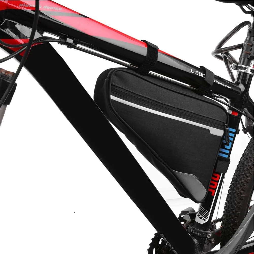 کیف مثلثی بدنه دوچرخه - کیف لوازم جانبی دوچرخه برای نگهداری وسایل، مناسب دوچرخه های کوهستانی و جاده ای