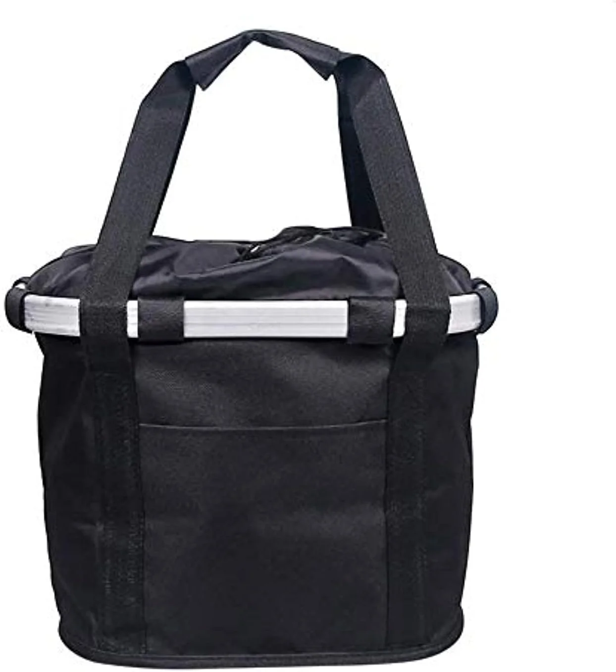 سبد حمل دوچرخه جداشدنی، کیف حمل پارچه ای کرباس جلو دوچرخه، سبد حمل حیوانات خانگی با قاب آلیاژ آلومینیوم