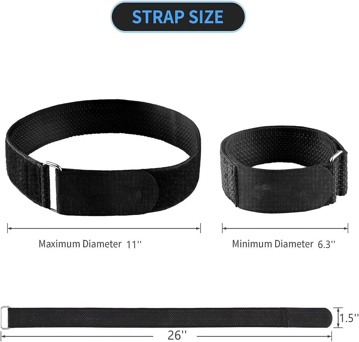 بسته 4 عددی بندهای نگهدارنده دوچرخه، بندهای تثبیت کننده قابل تنظیم دوچرخه Trilancer با قلاب و حلقه برای نصب روی دیوار خودرو برای حمل و نقل و نگهداری