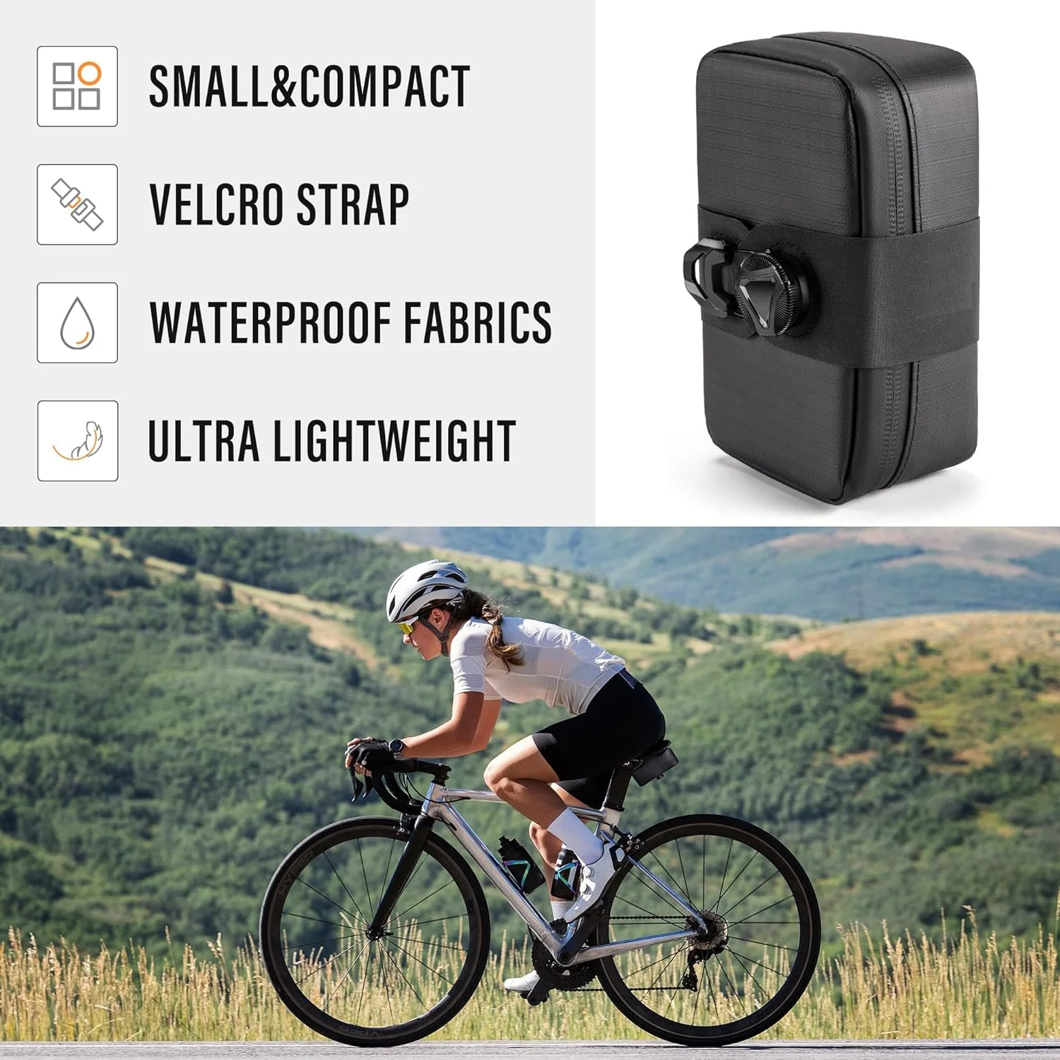 کیف زین دوچرخه NALACAL، کیف زیر زین دوچرخه، کیف زین دوچرخه ضد آب، کیف زیر زین دوچرخه کوهستان و جاده، کیف ابزار زین دوچرخه، کیف دوچرخه سواری، مشکی کیف زین دوچرخه NALACAL، کیف زیر زین دوچرخه، کیف زین دوچرخه ضد آب، کیف زیر زین دوچرخه کوهستان و جاده، کیف ابزار زین دوچرخه، کیف دوچرخه سواری، مشکی